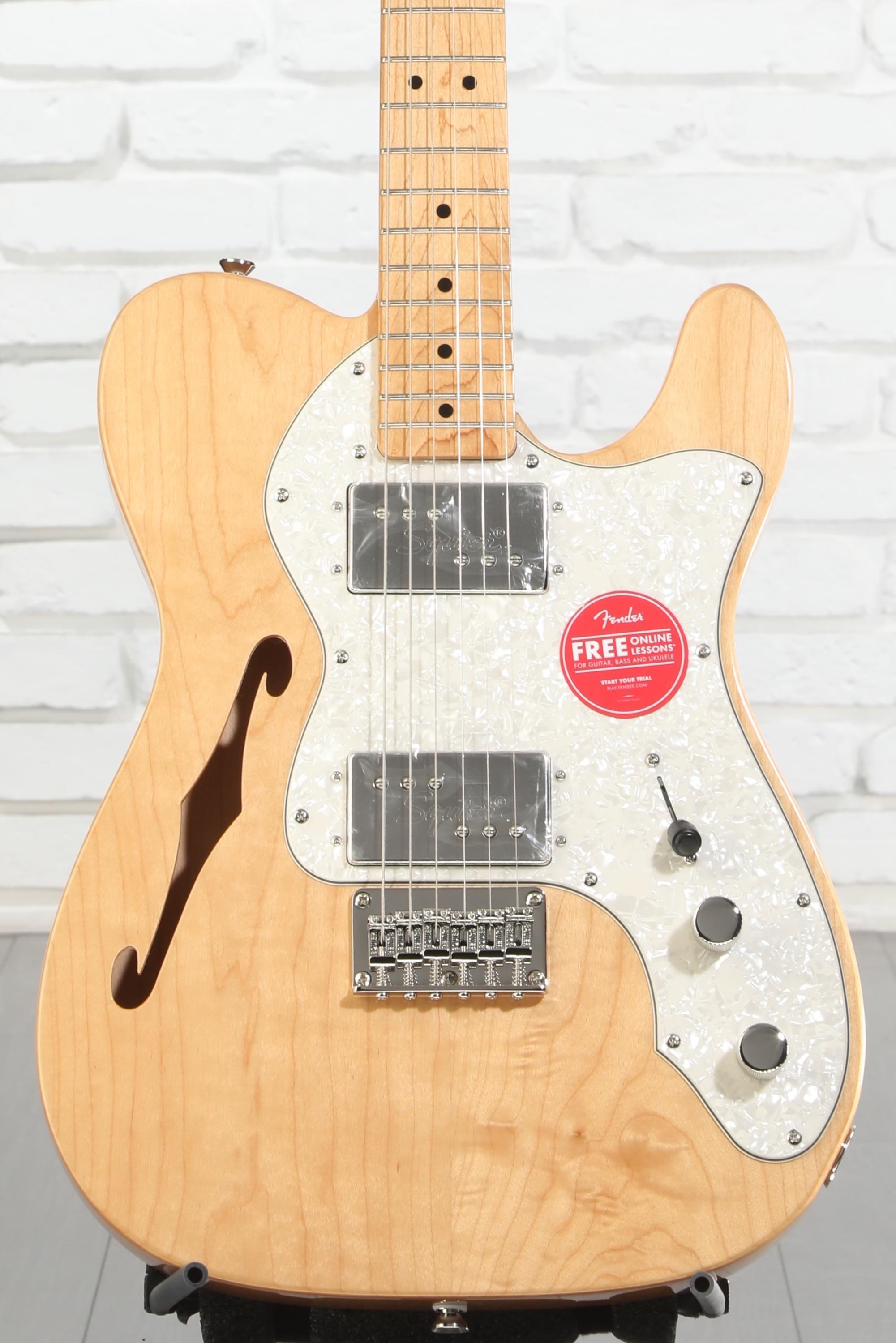 ギター Squier Telecaster Thinline Natural Squier Classic Vibe '70s Telecaster Thinline - Natural | Sweetwater