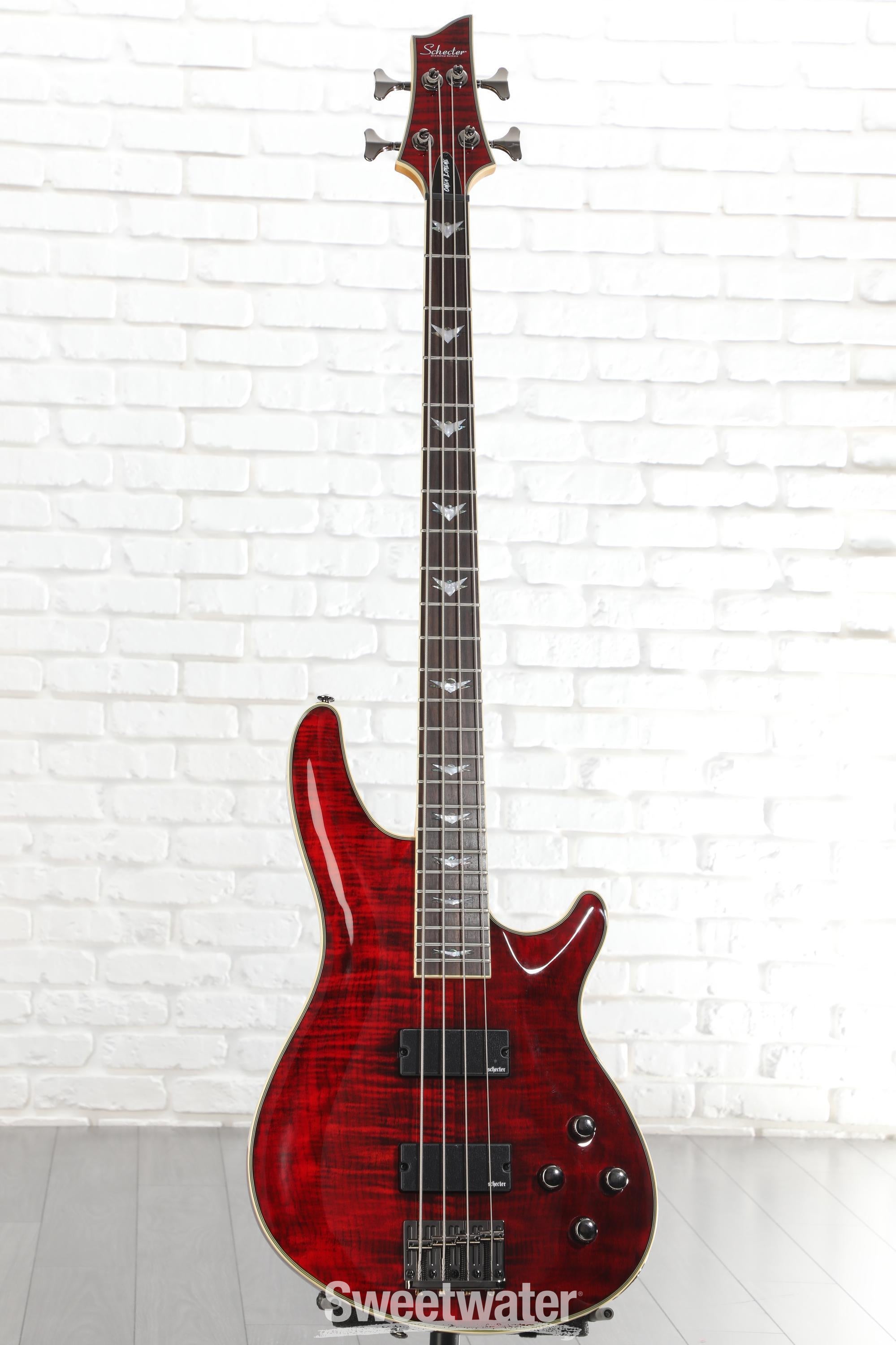 Schecter Omen Extreme-4 Bass Guitar - Black Cherry | Sweetwater