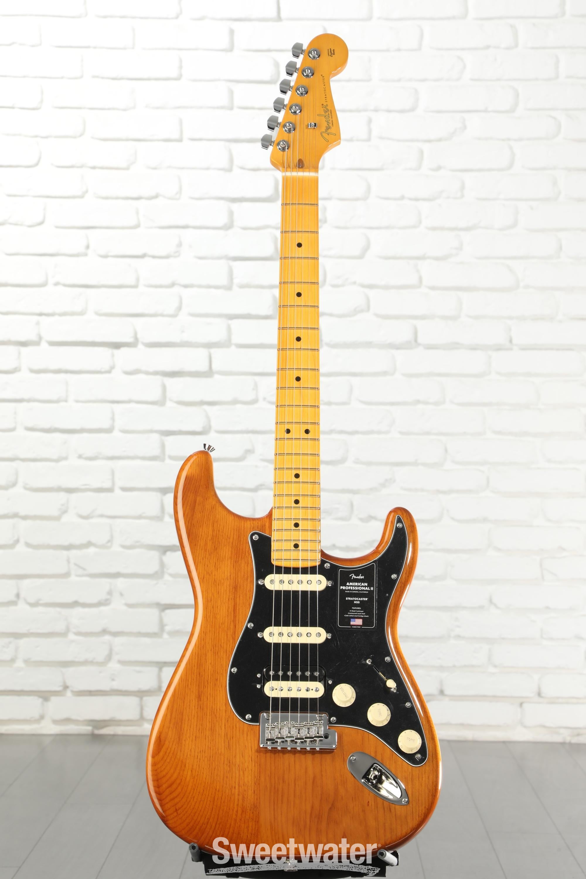 Fender American Professional II Stratocaster HSS - Roasted Pine