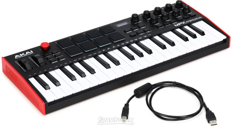WORLDE USB MIDI Keyboard Controller 25-Key with Velocity-Sensitive Keys,  Small Portable MIDI Keyboard as Gift for Kids 