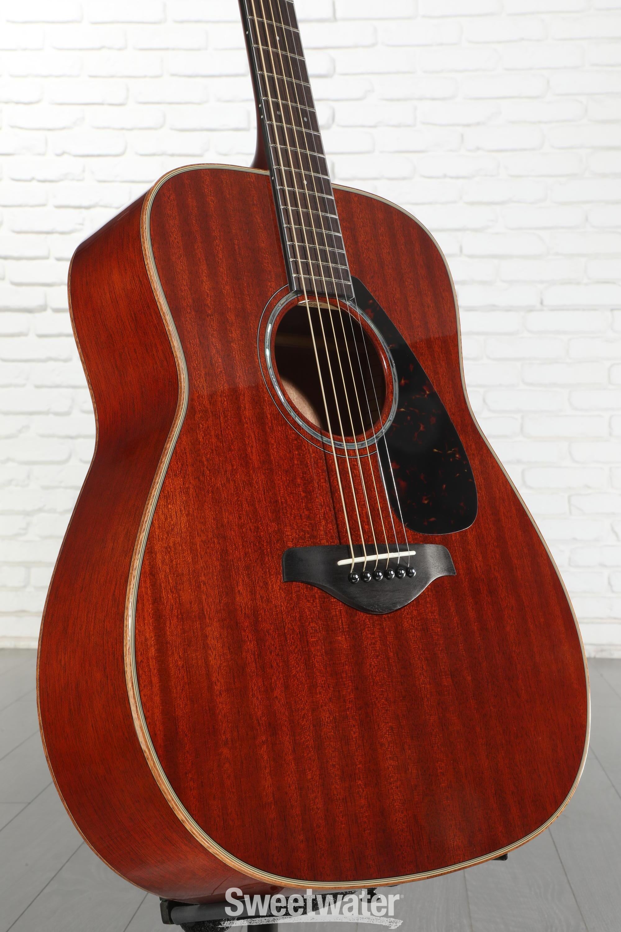 Yamaha FG850 Dreadnought Acoustic Guitar - Natural | Sweetwater