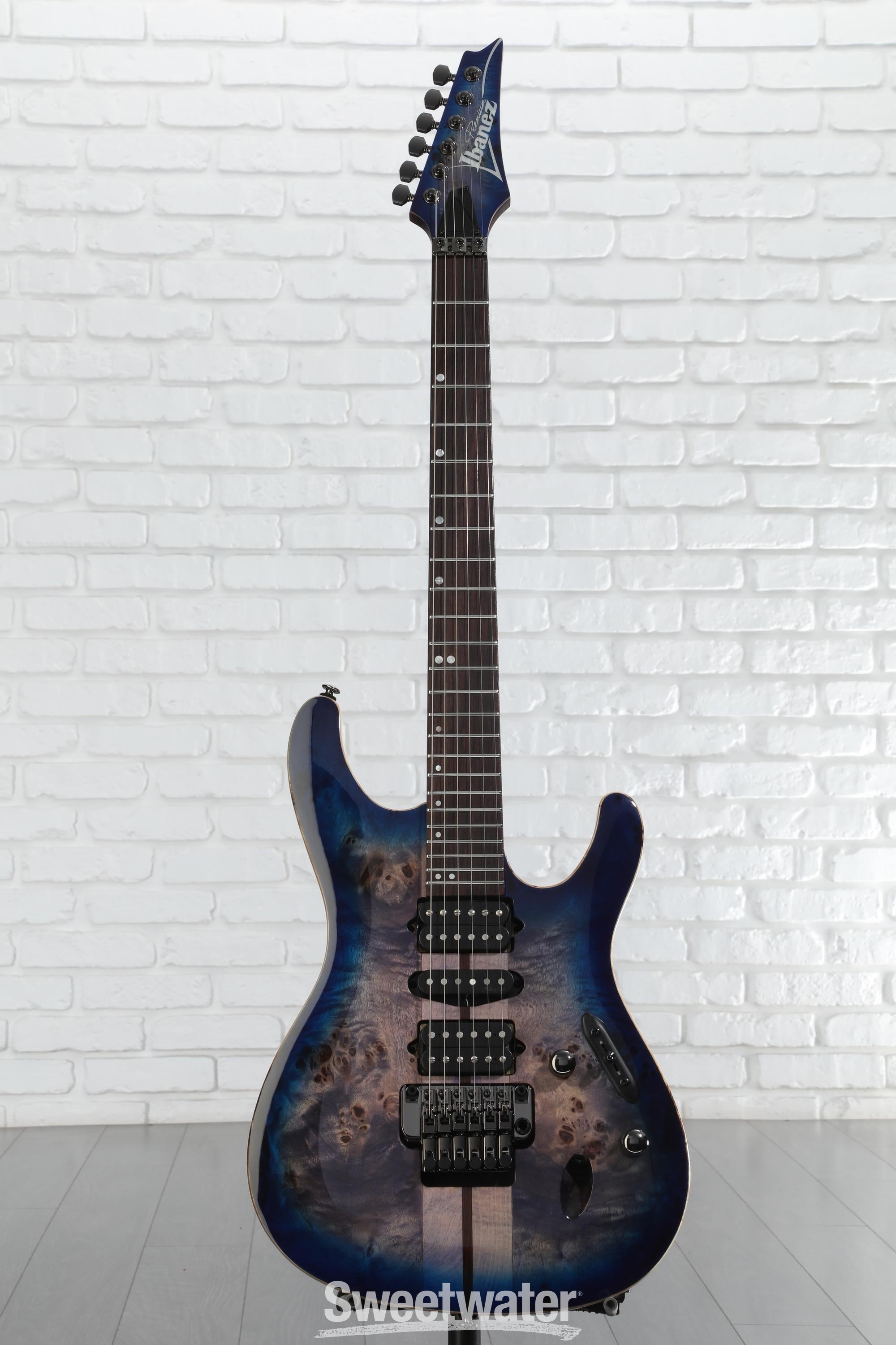 Ibanez Premium S1070PBZ Electric Guitar - Cerulean Blue