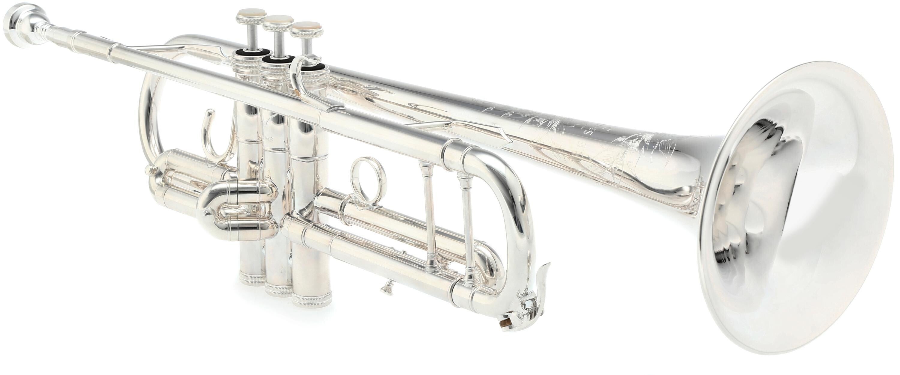 S.E. Shires TRQ10S Q Series Professional Bb Trumpet - Silver Plated