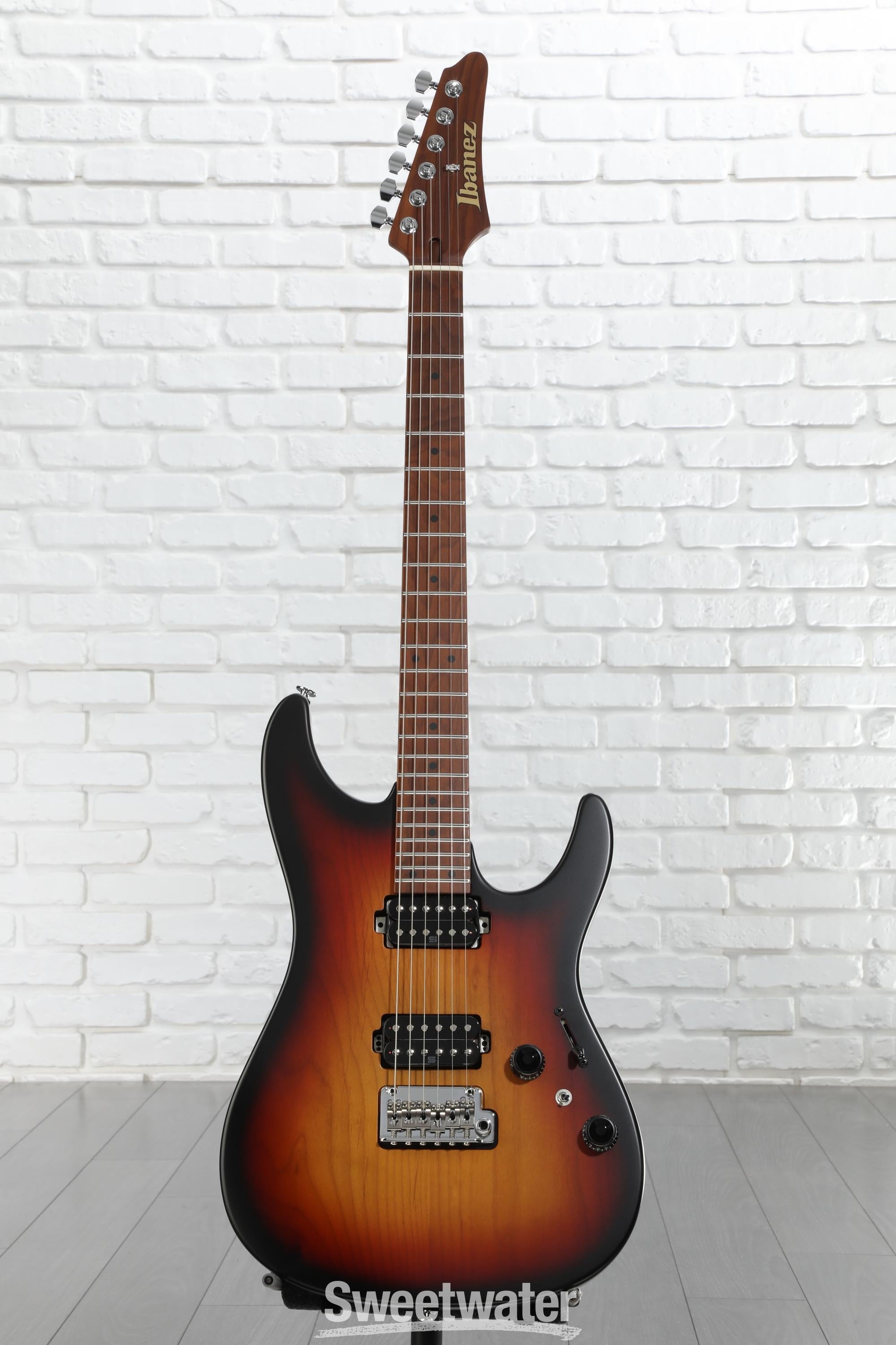 Ibanez Prestige AZ2402 Electric Guitar - Tri Burst Fade Flat