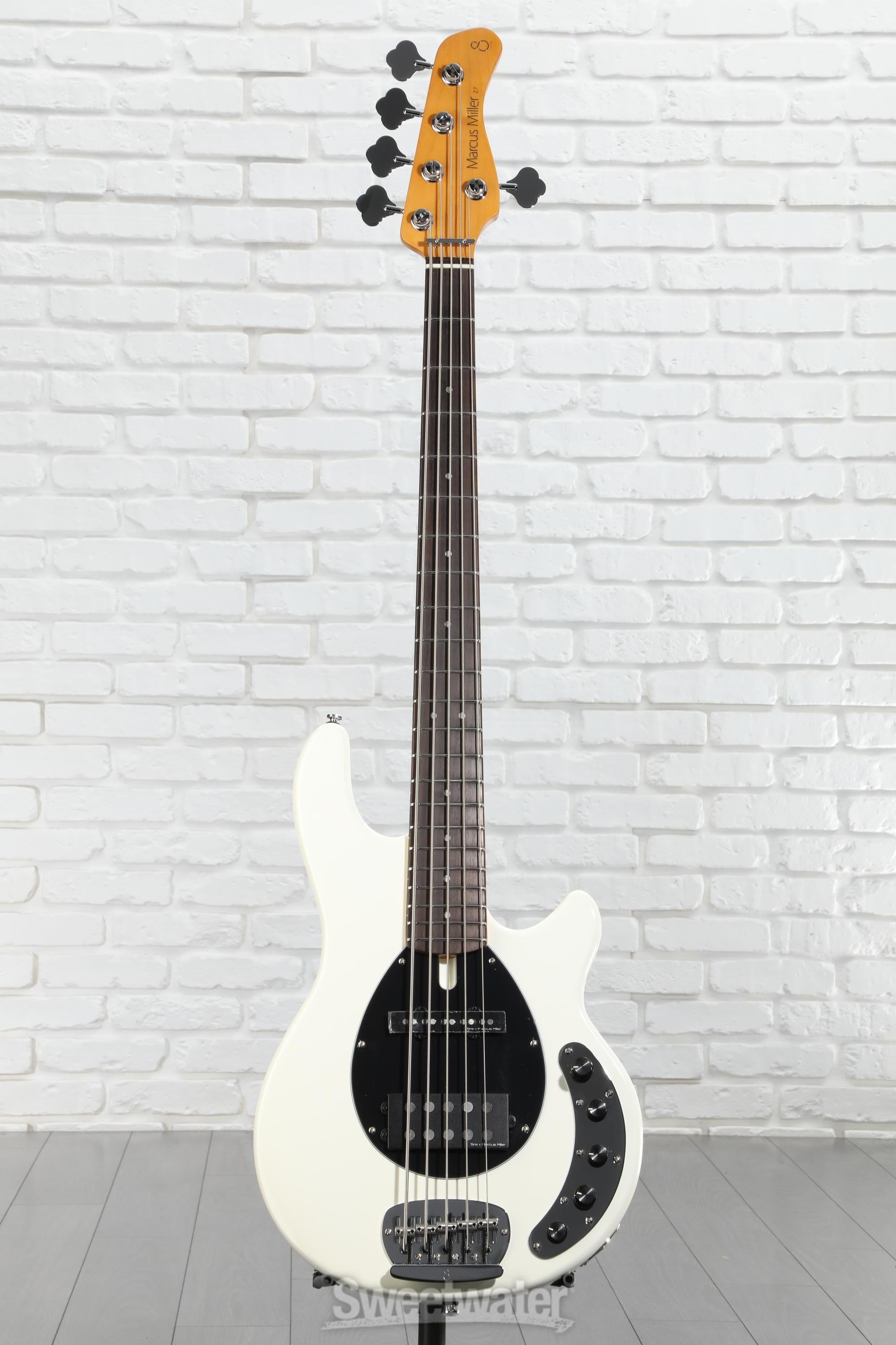 Sire Marcus Miller Z7 5-string Bass Guitar - Antique White