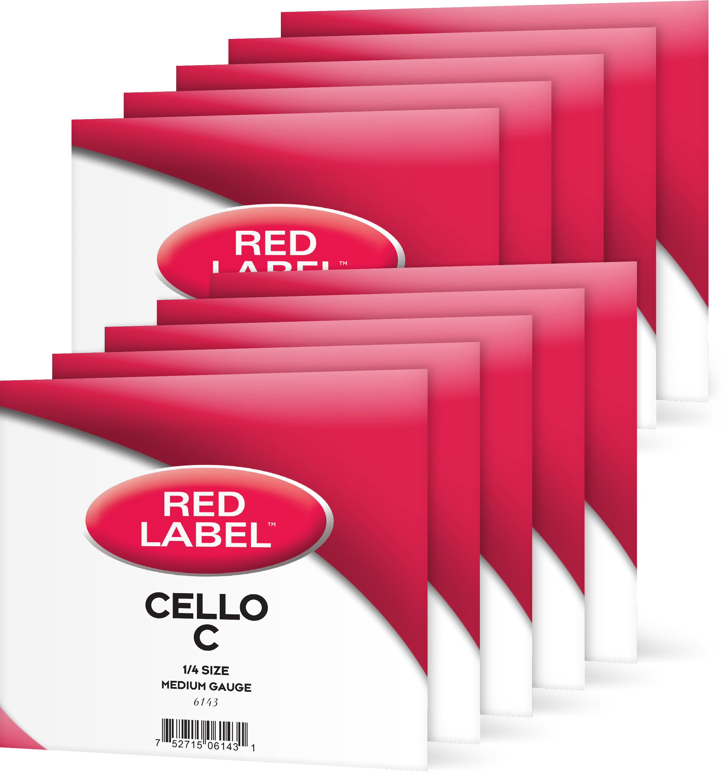 Photo of Super-Sensitive 6143 Red Label Cello C String - 1/4 Size (10-pack)
