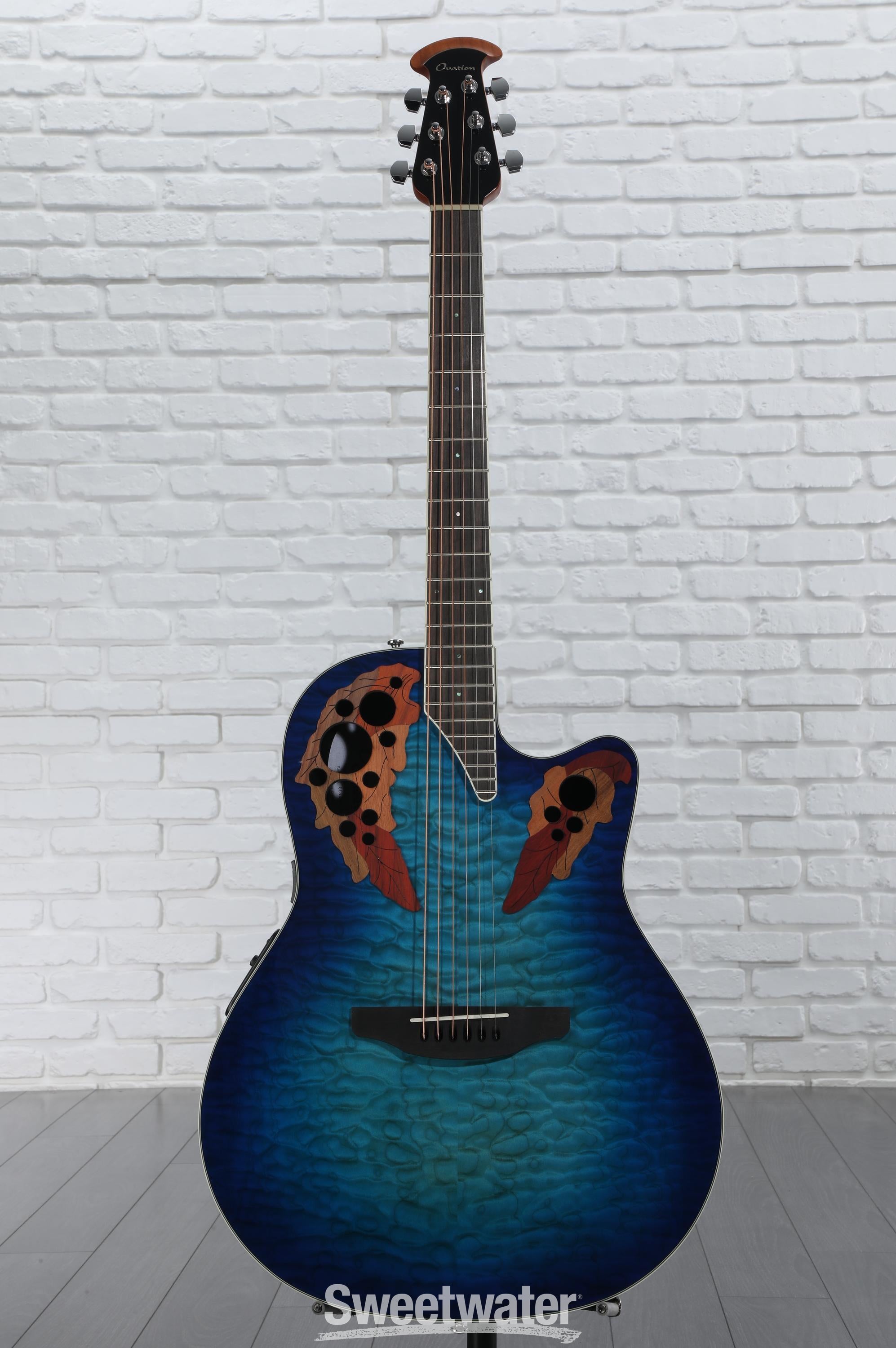 Ovation Celebrity Elite CE48P-RG Super Shallow Acoustic