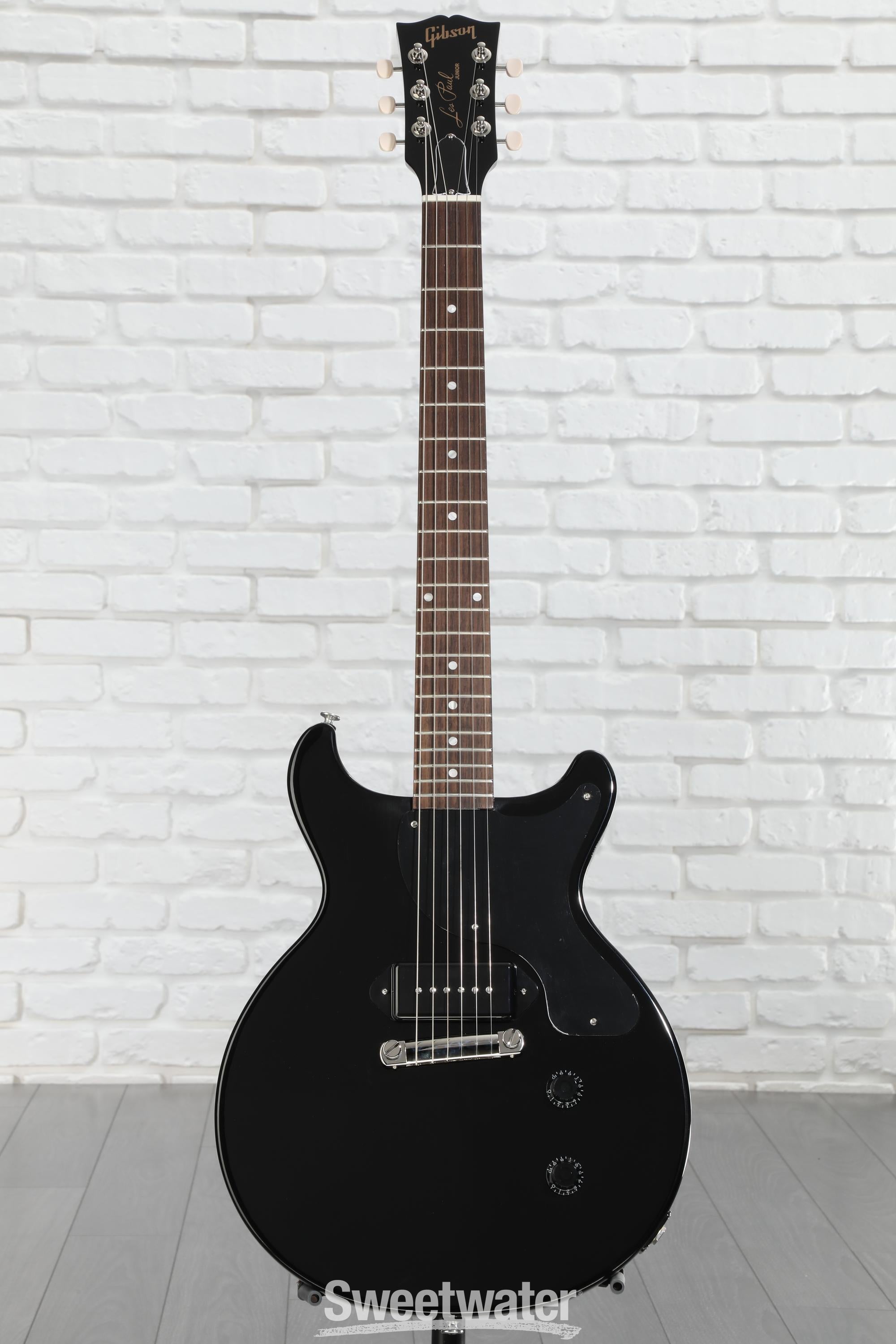 Gibson Les Paul Junior Double Cut Electric Guitar - Ebony | Sweetwater
