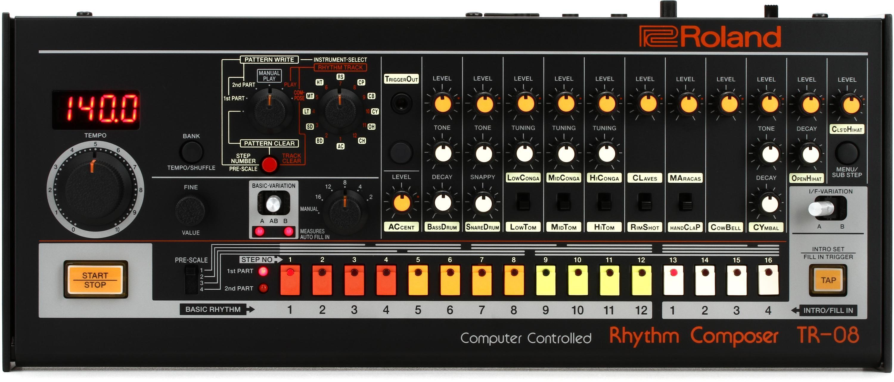 定番大特価◆Roland Boutique TR-08 Rhythm Composer ローランド　リズムマシン リズムマシン