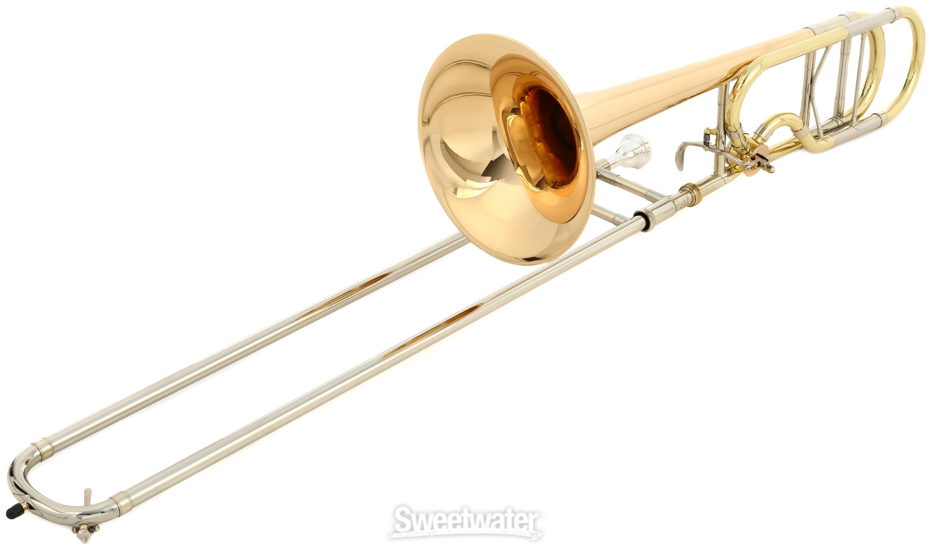 Bach LT42BOFG Stradivarius Professional Trombone - Clear