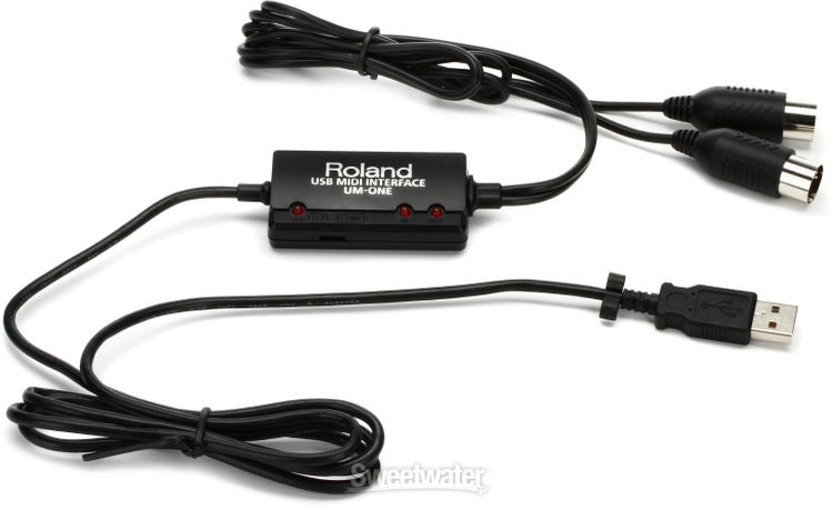 Roland UM-ONE MK2 In-Line USB MIDI Interface - Micro Center