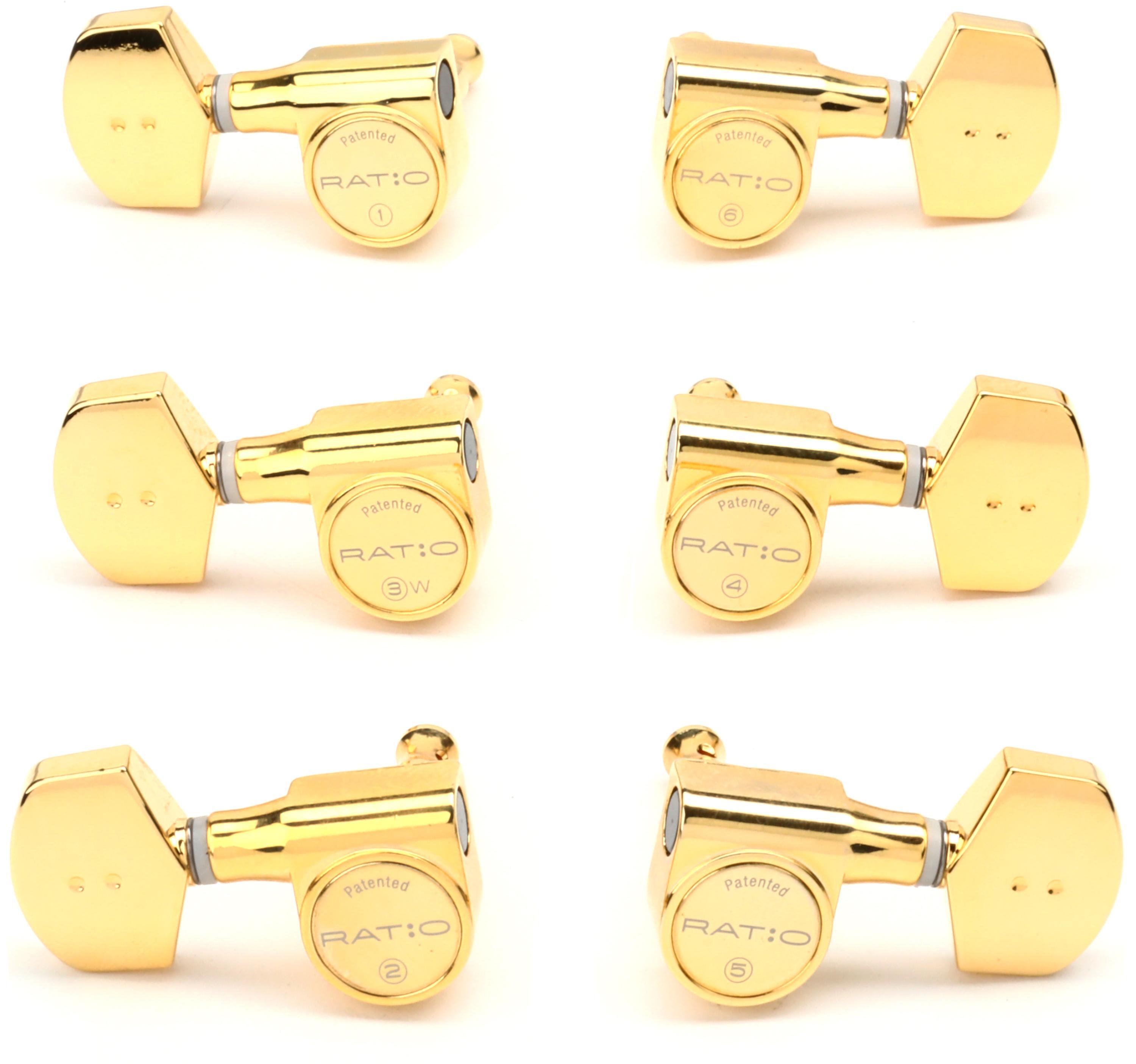 Graph Tech PRL-8341-C0 Ratio Electric 3+3 Locking Tuned