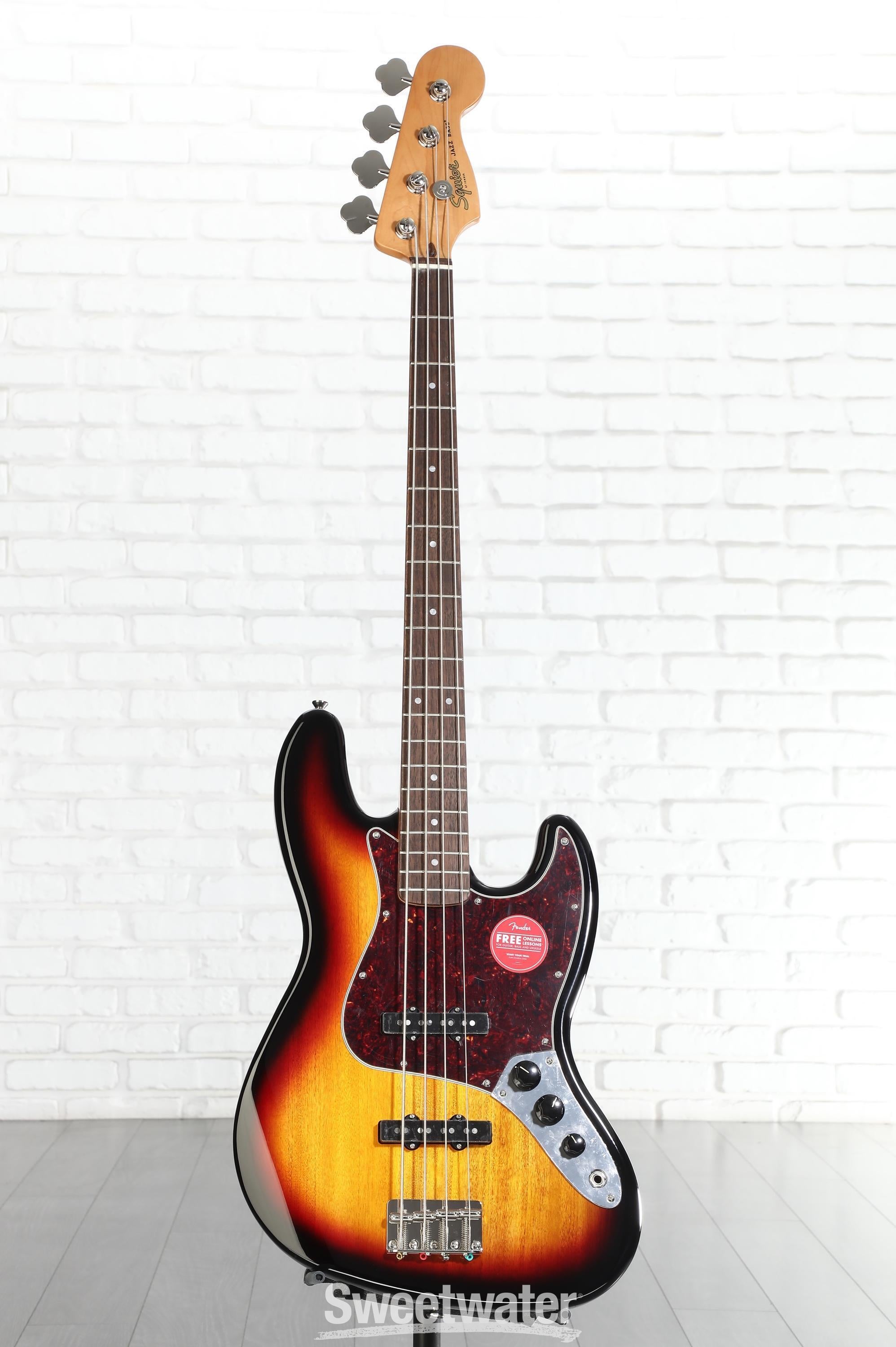 Squier Classic Vibe '60s Jazz Bass - 3-Tone Sunburst | Sweetwater