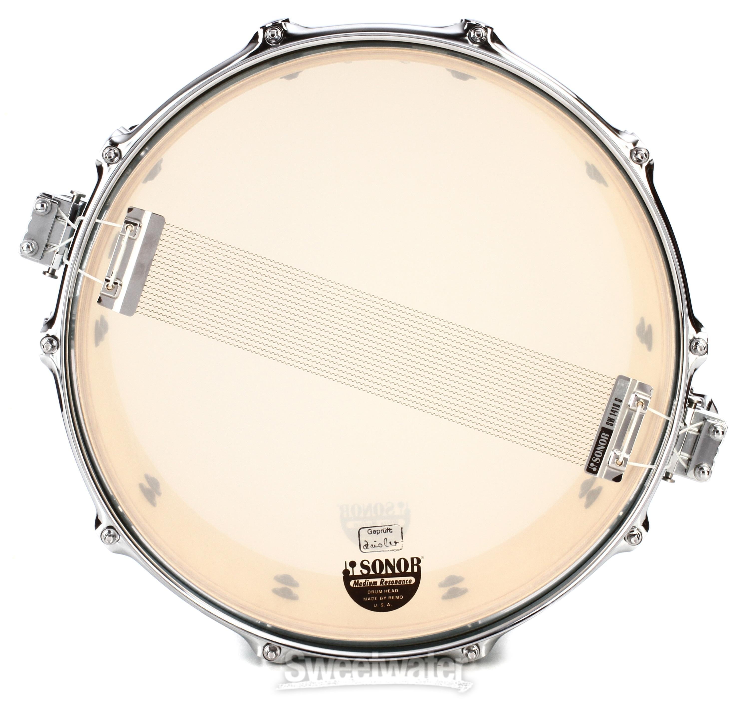 Sonor SQ1 Birch Snare Drum - 6.5 x 14-inch - Cruiser Blue | Sweetwater