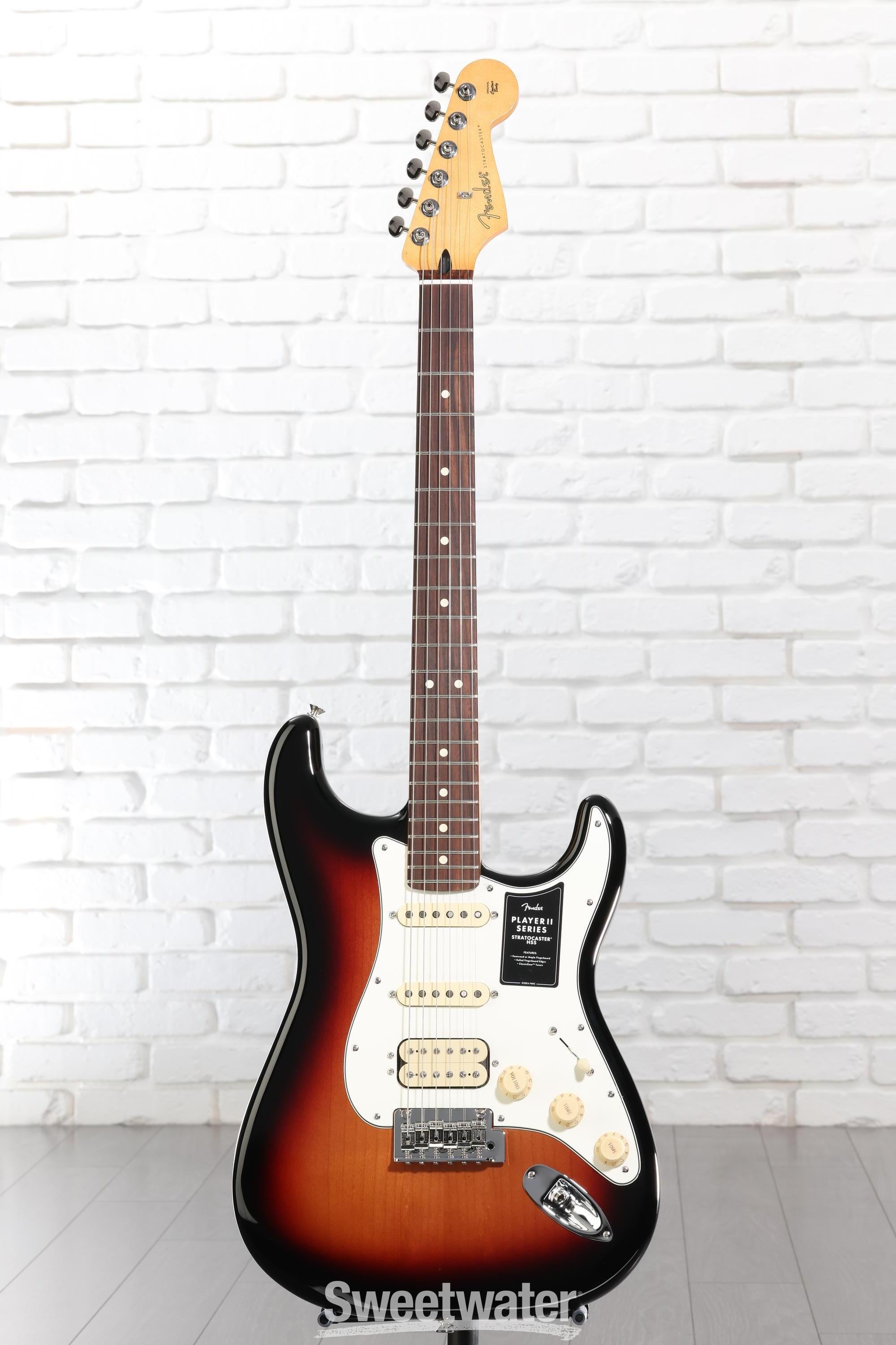 Fender Player II Stratocaster HSS Electric Guitar - 3-color