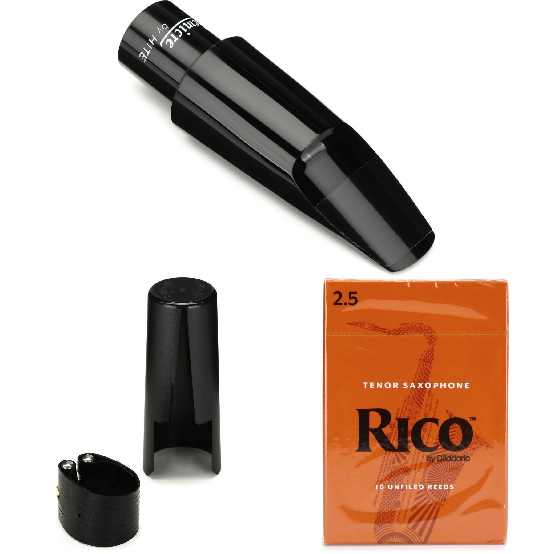J&D Hite Premier Tenor Sax Mouthpiece, Ligature, and Reeds Bundle 2.5