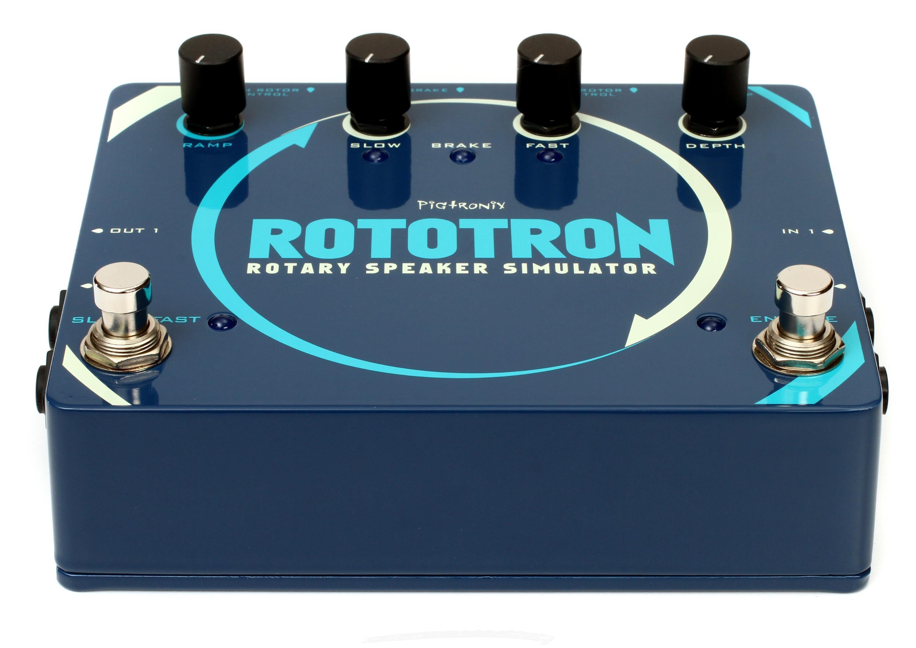 Pigtronix Rototron Rotary Speaker Emulation Pedal | Sweetwater