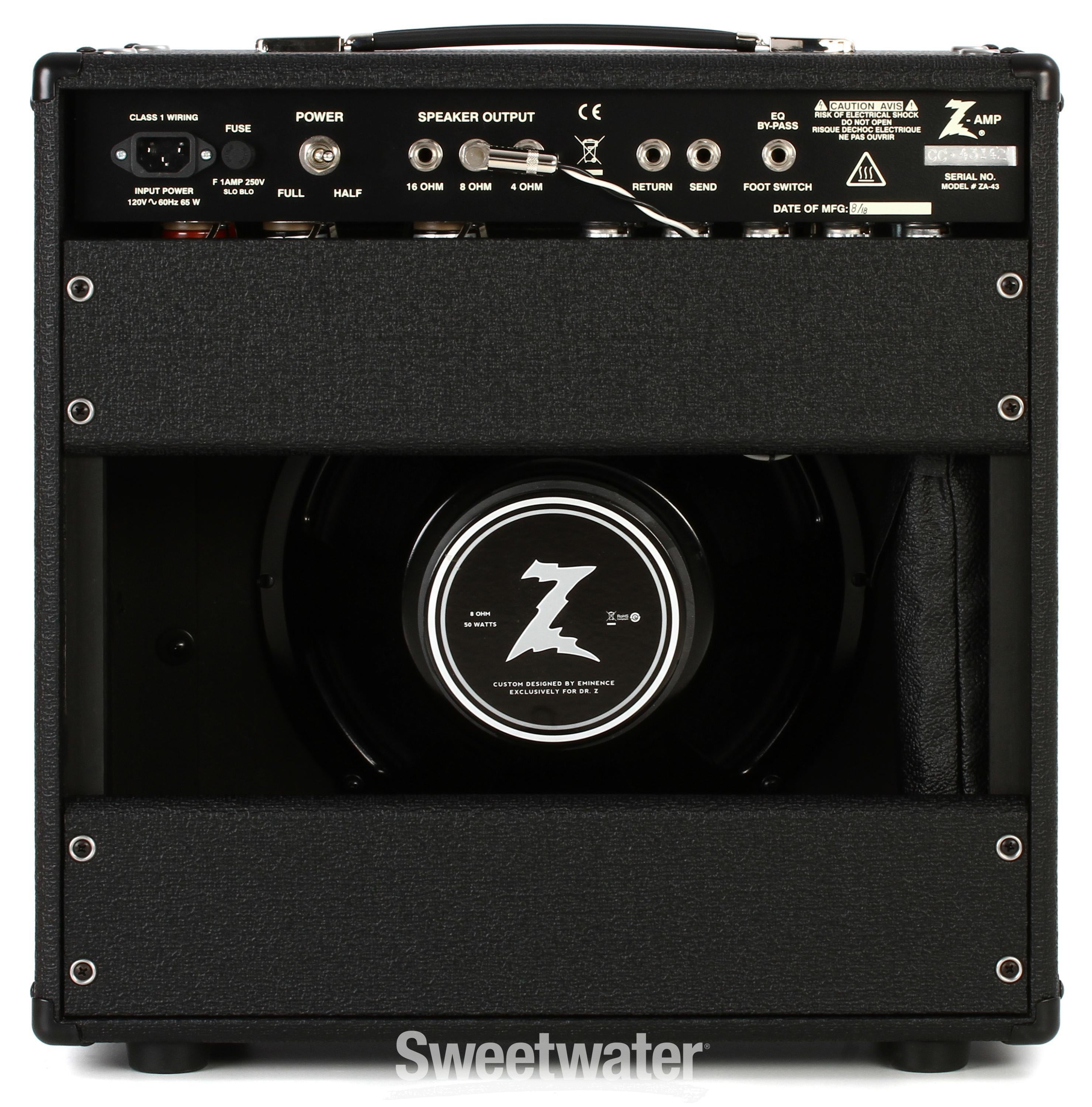 Dr. Z Z-Plus 112 Studio 1x12 inch 7/15-watt Tube Combo Amp 