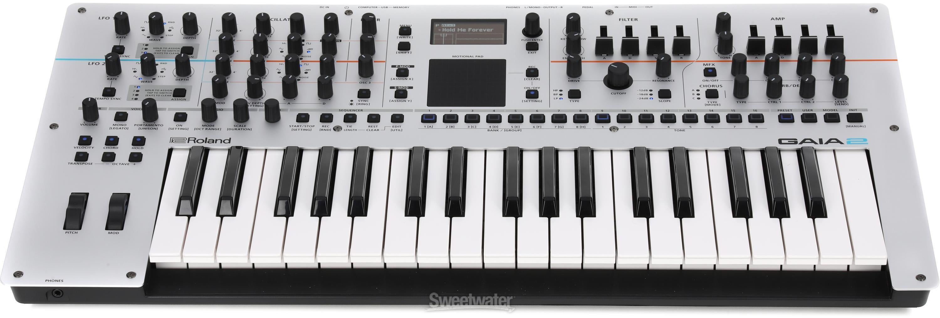 Roland Gaia 2 37-key Virtual Analog Wavetable Synthesizer | Sweetwater