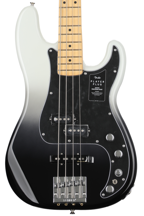 Fender Player Plus Active Precision Bass - Silver Smoke with Maple