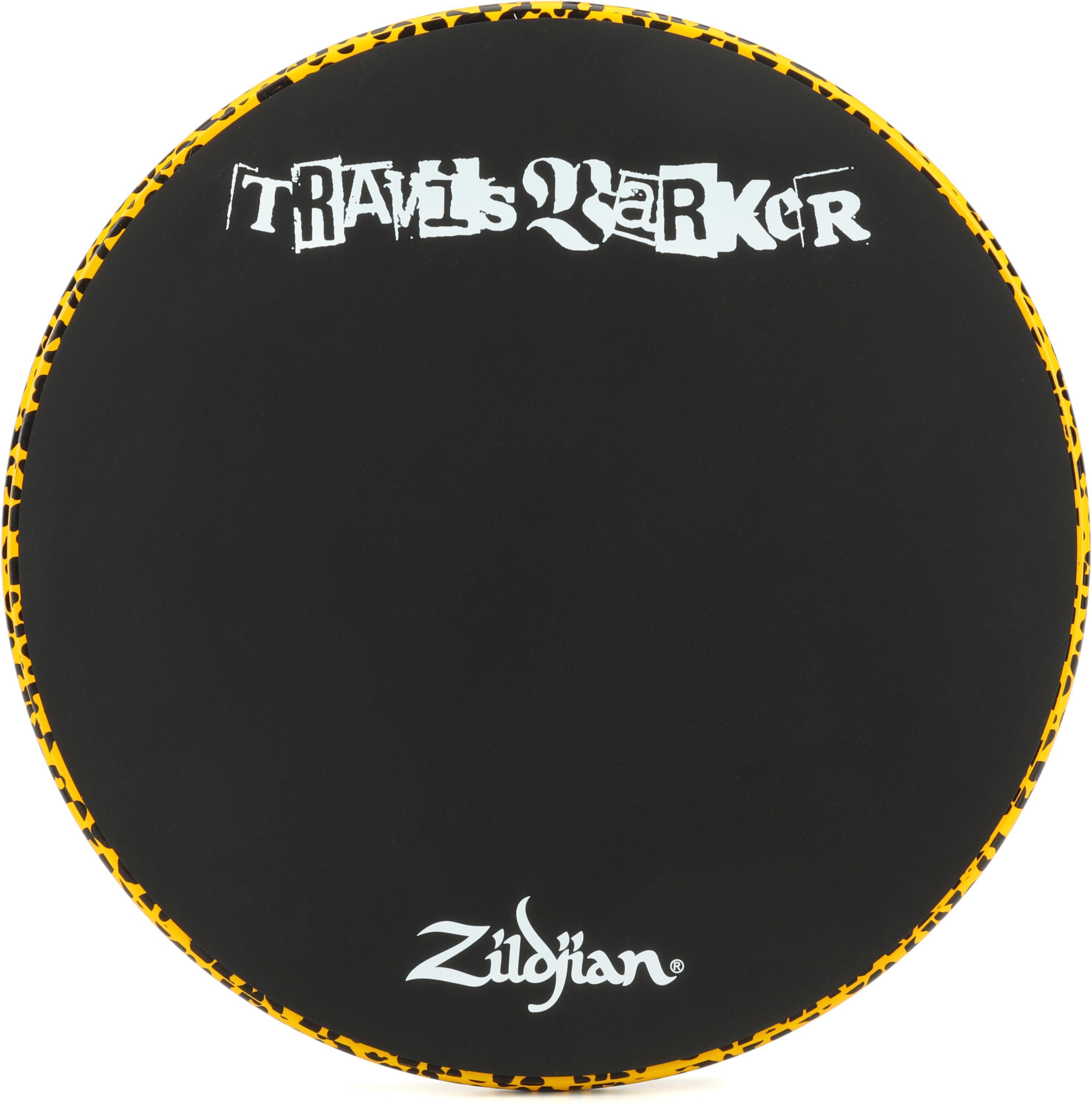 Zildjian Travis Barker Practice Pad - 12 inches, Orange Cheetah
