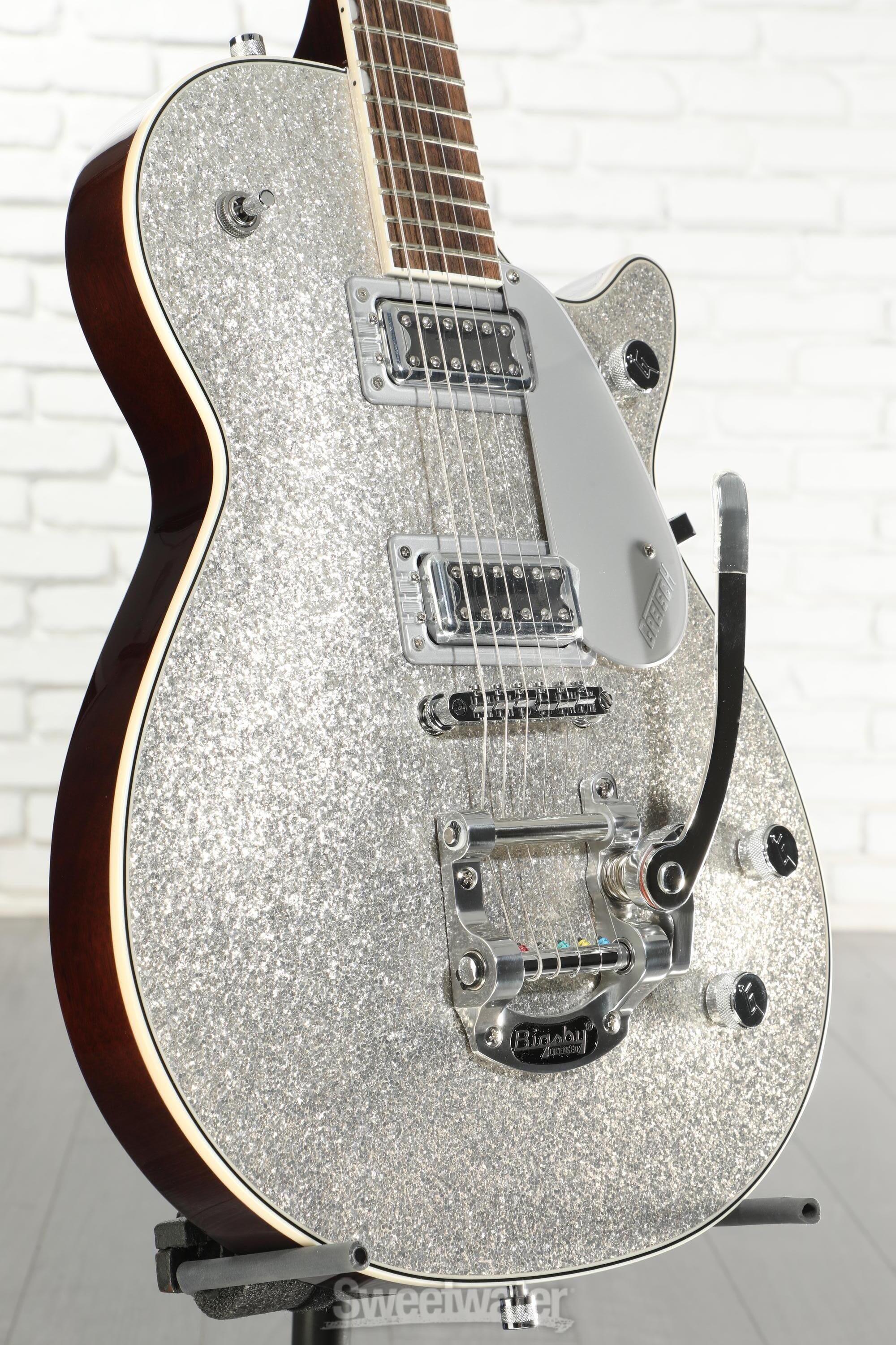 Gretsch Electromatic Jet Electric Guitar - Silver Sparkle | Sweetwater