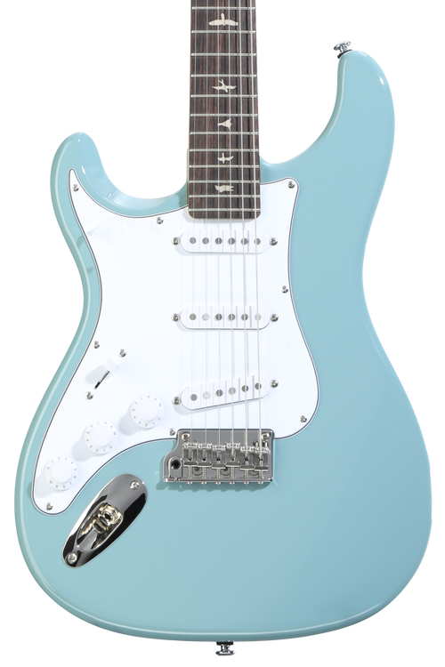 PRS SE Silver Sky Left-handed Electric Guitar - Stone Blue with