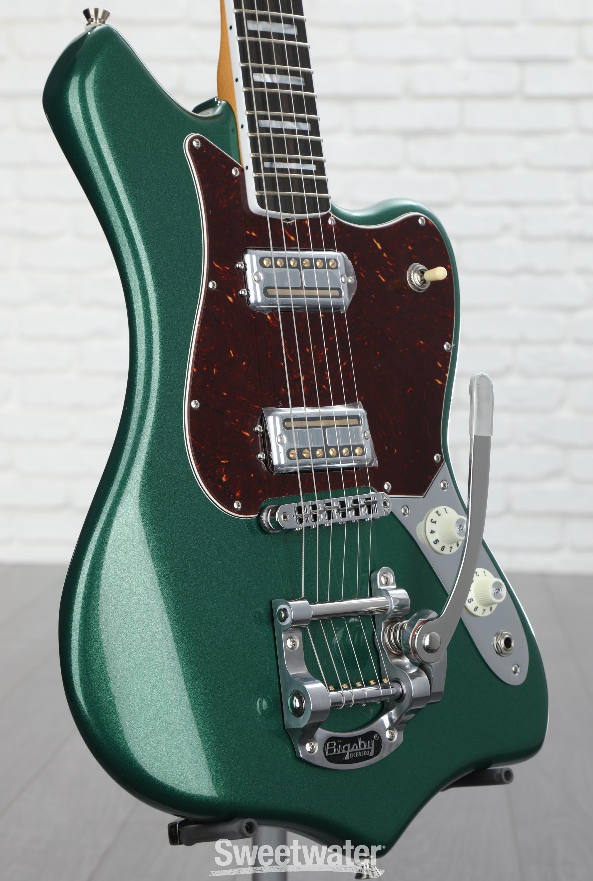 Fender Parallel Universe II Maverick Dorado - Mystic Pine Green