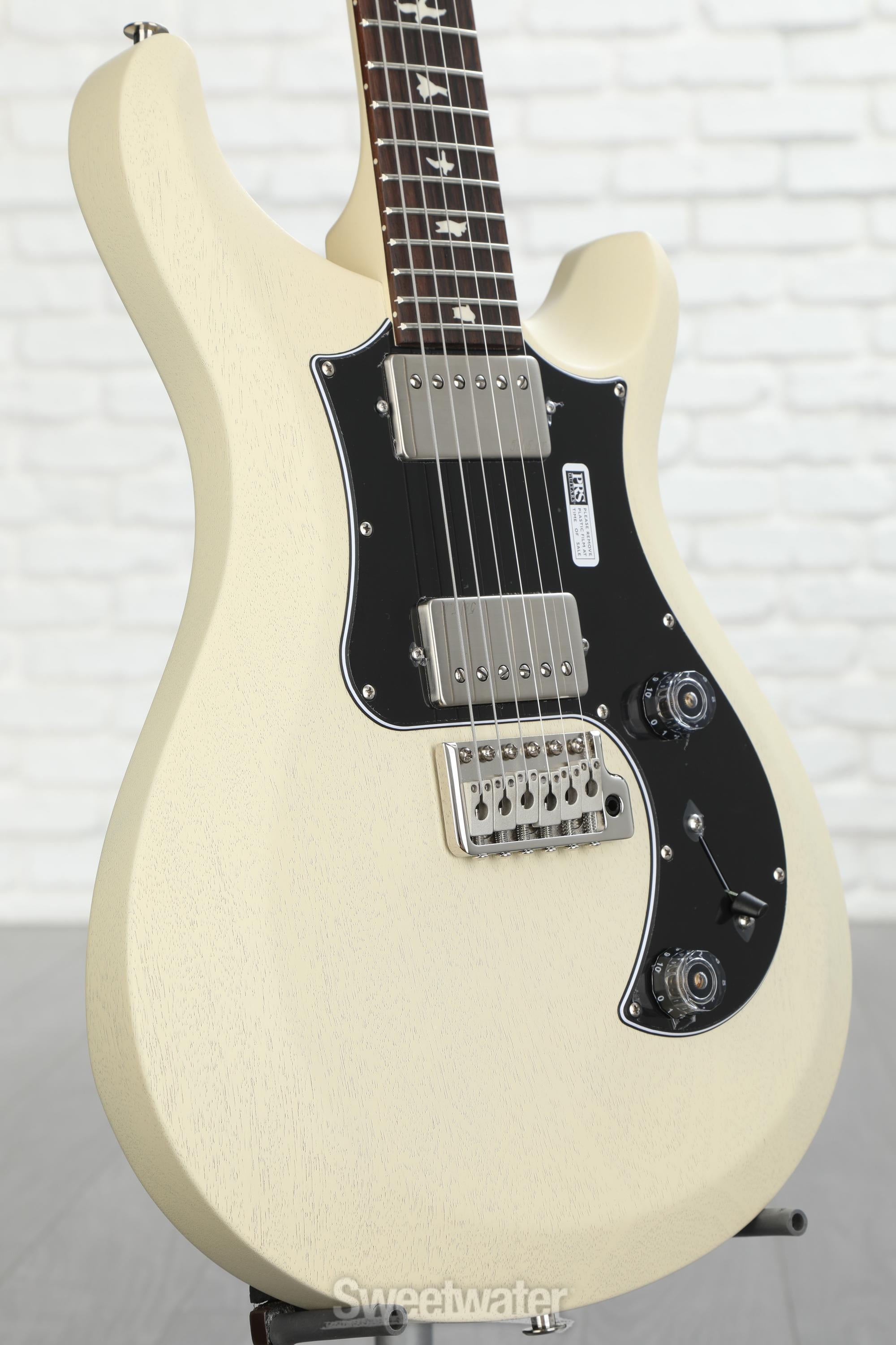 PRS S2 Standard 24 Electric Guitar - Antique White Satin | Sweetwater