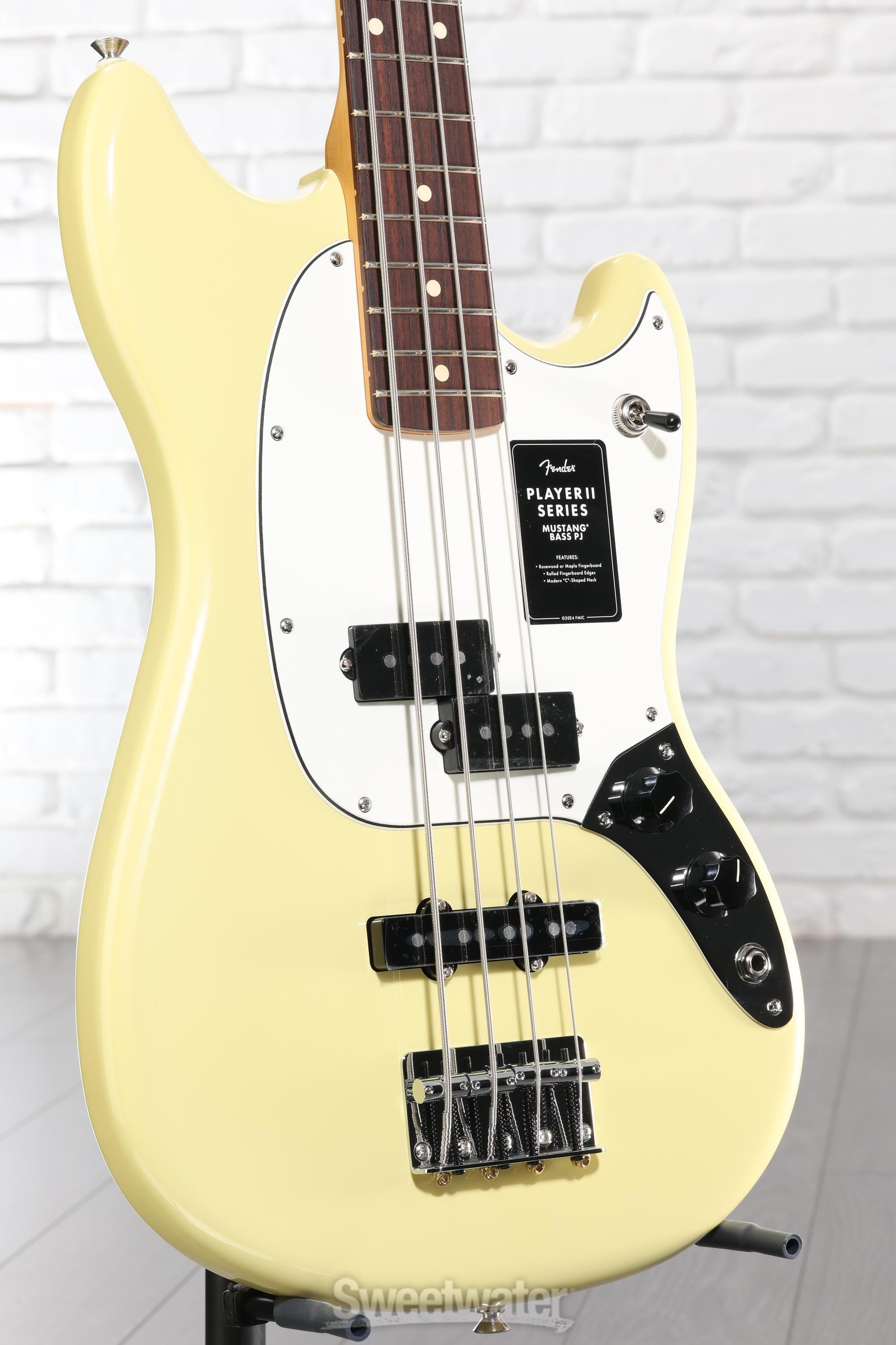 Fender Player II Mustang Bass PJ - Hialeah Yellow with Rosewood