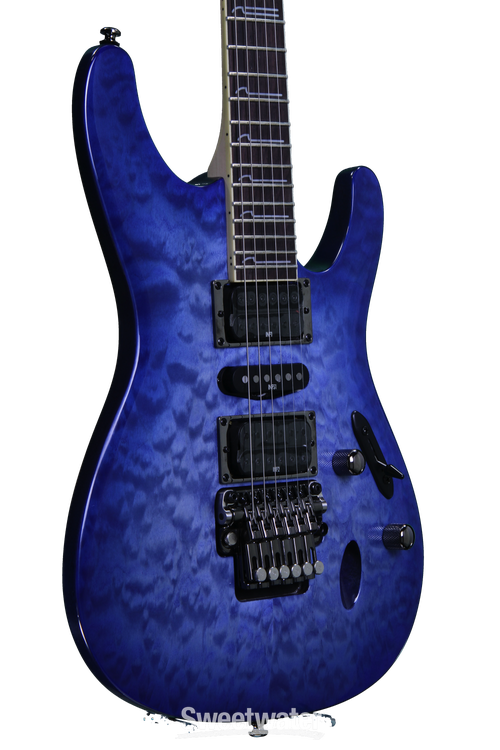 Ibanez S570DXQM - Bright Blue Burst