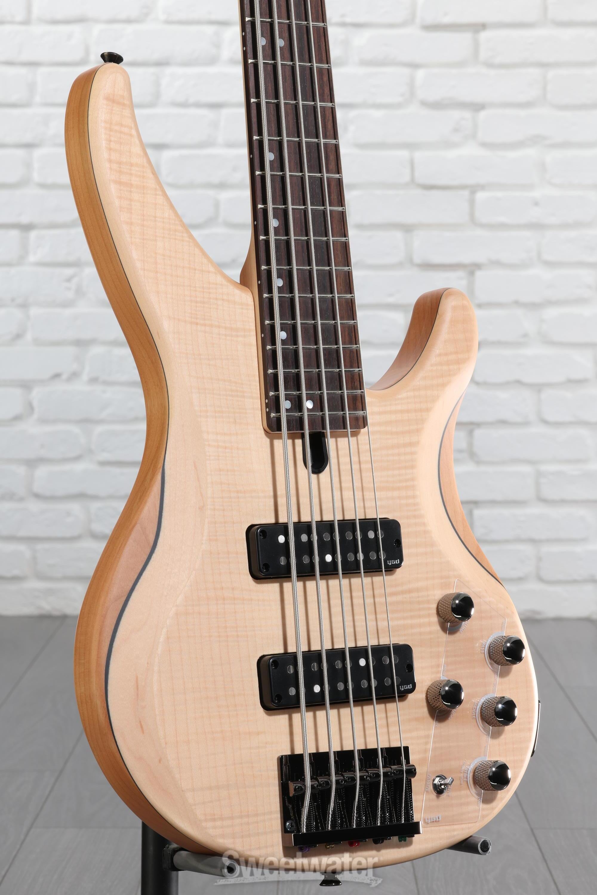 Yamaha TRBX605FM 5-string Bass Guitar - Natural Satin | Sweetwater