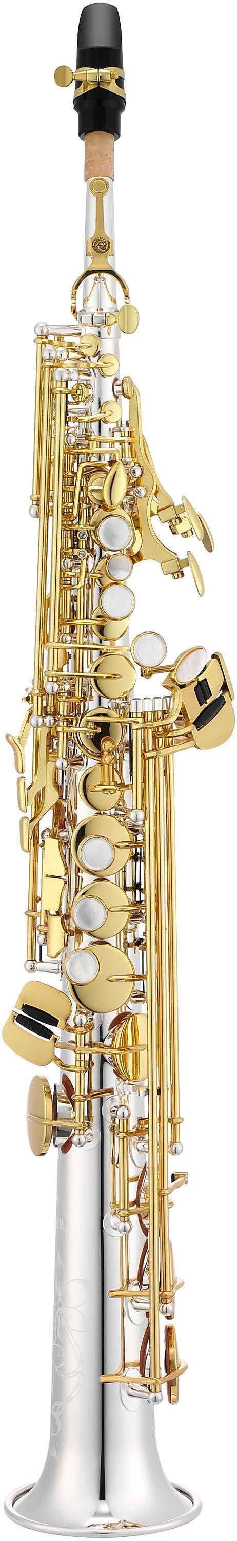 Photo of Jupiter JSS1100SGQ Intermediate Soprano Saxophone - Silver-plated