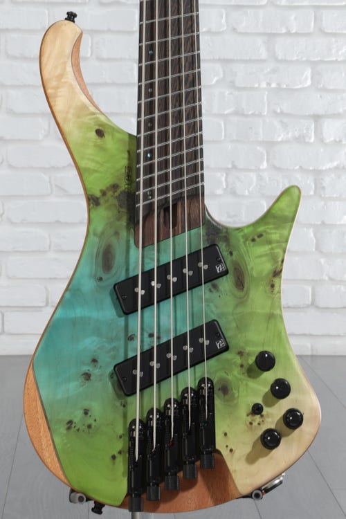 Ibanez Bass Workshop EHB1505MS Bass Guitar - Ocean Inlet Flat