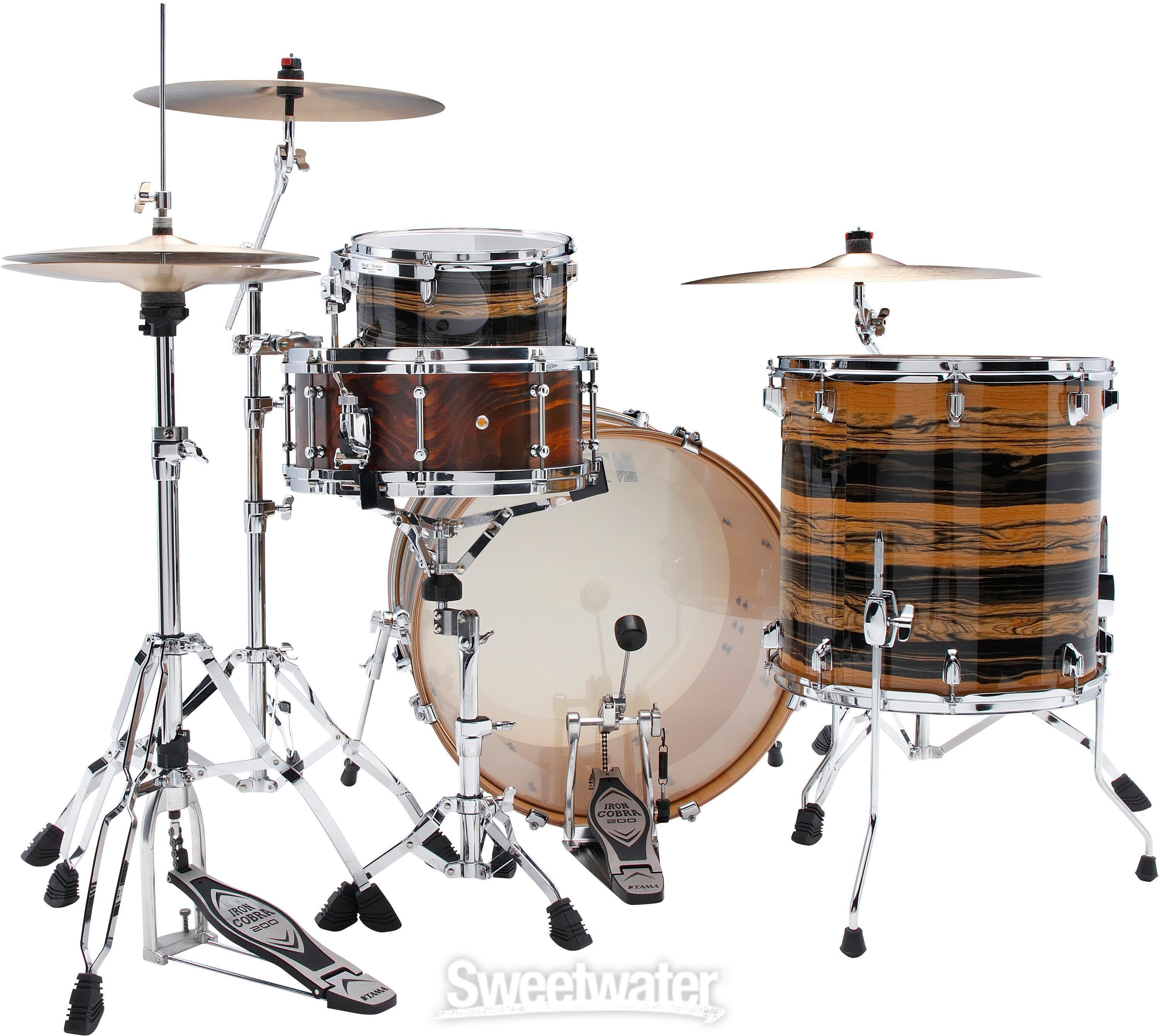 Tama Superstar Classic 3-piece Shell Pack - Natural Ebony Tiger