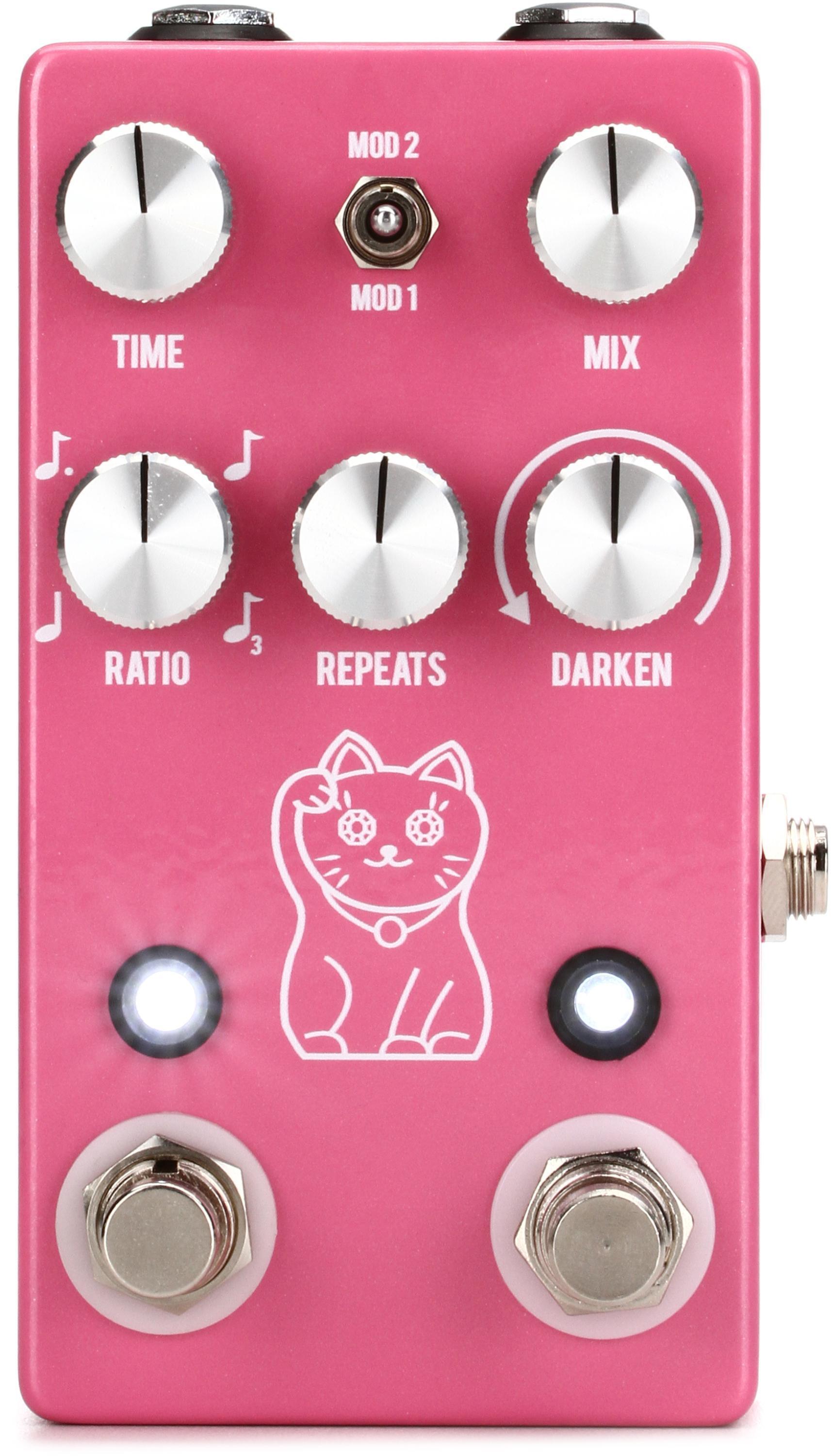 特価低価JHS Pedals Lucky Cat Delay ブラック　タップテンポ付き　ディレイ ディレイ