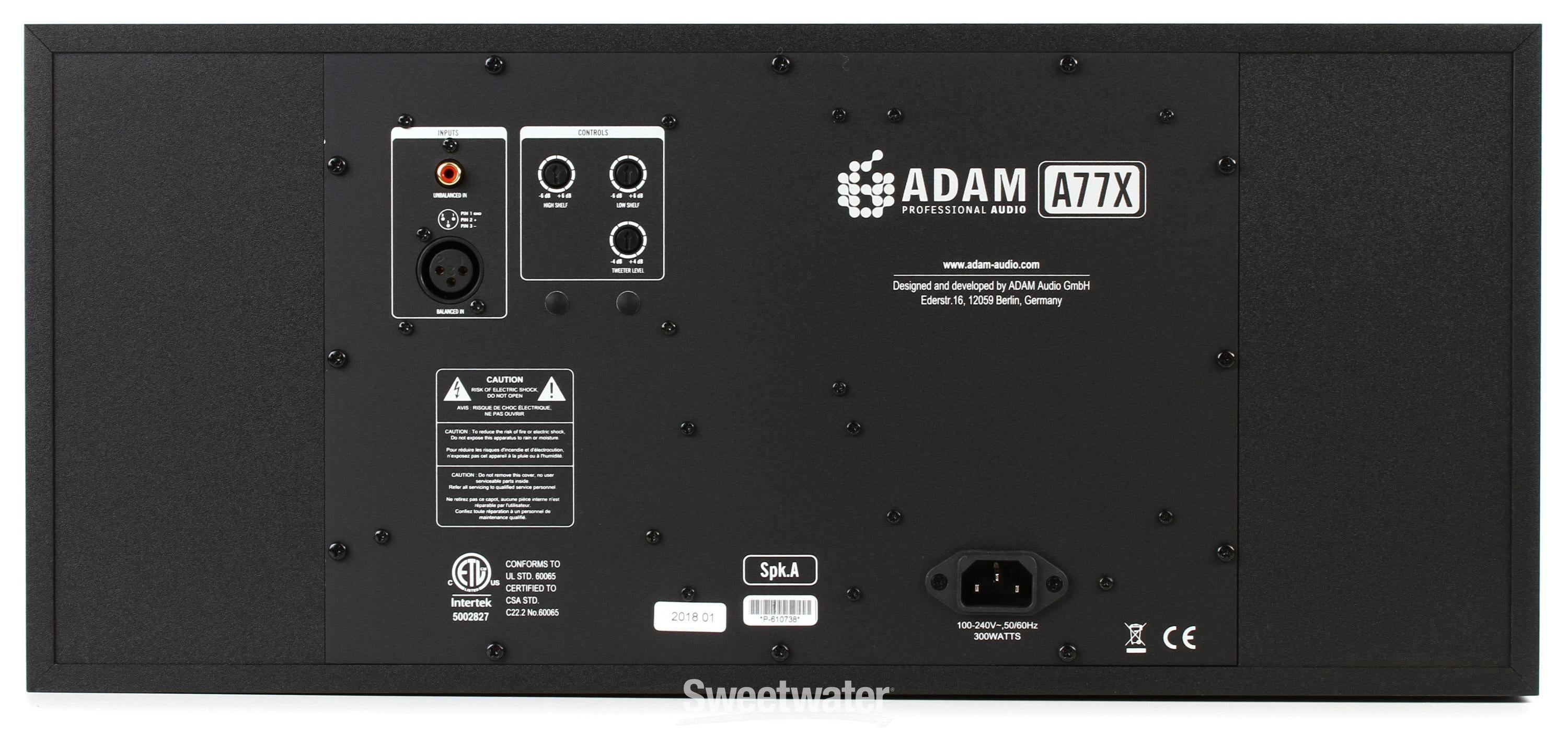 ADAM Audio A77XA Dual 7 inch 3-way Powered Studio Monitor (Left 