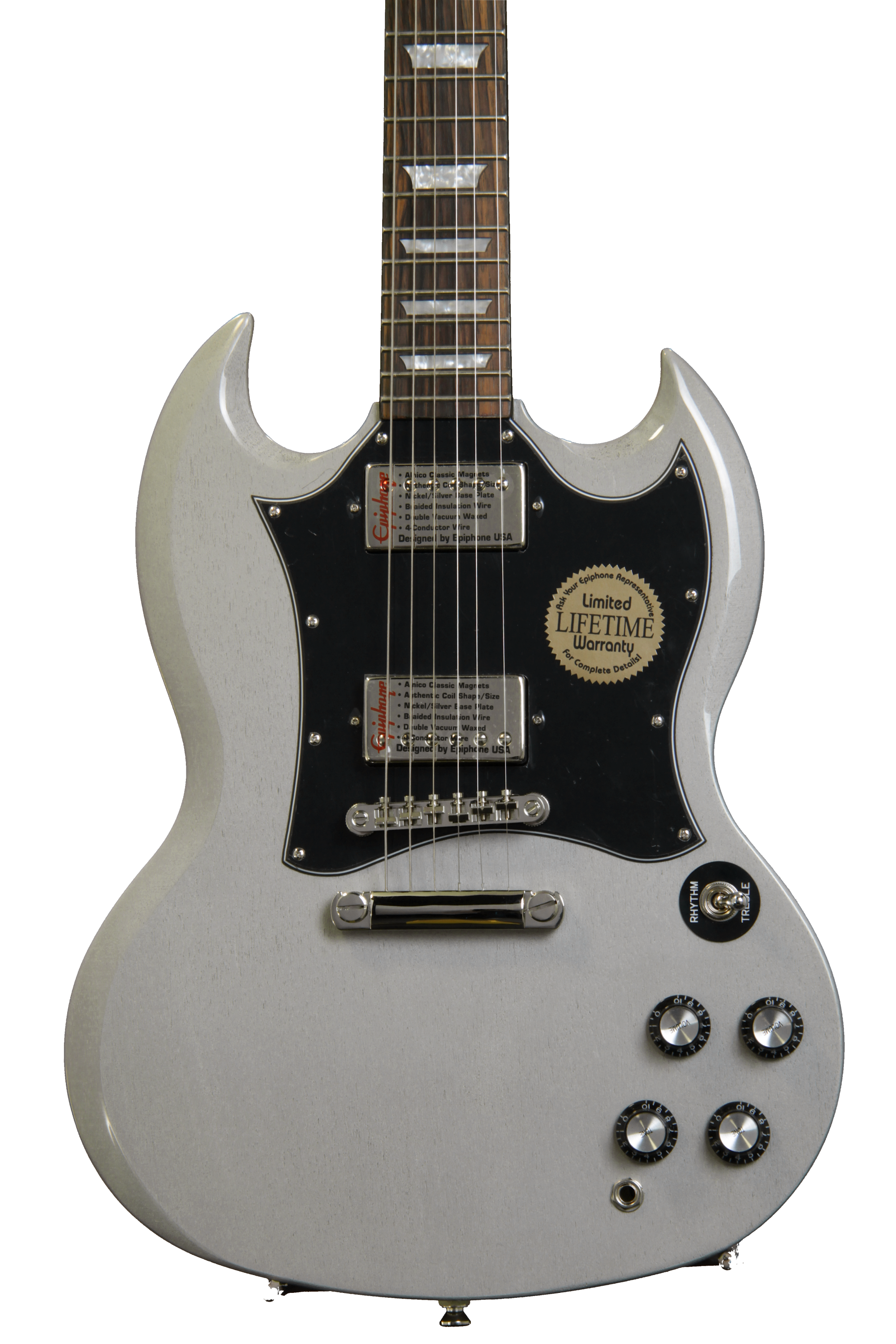 Epiphone Limited Edition Silver Series SG - G400 Pro, TV Silver