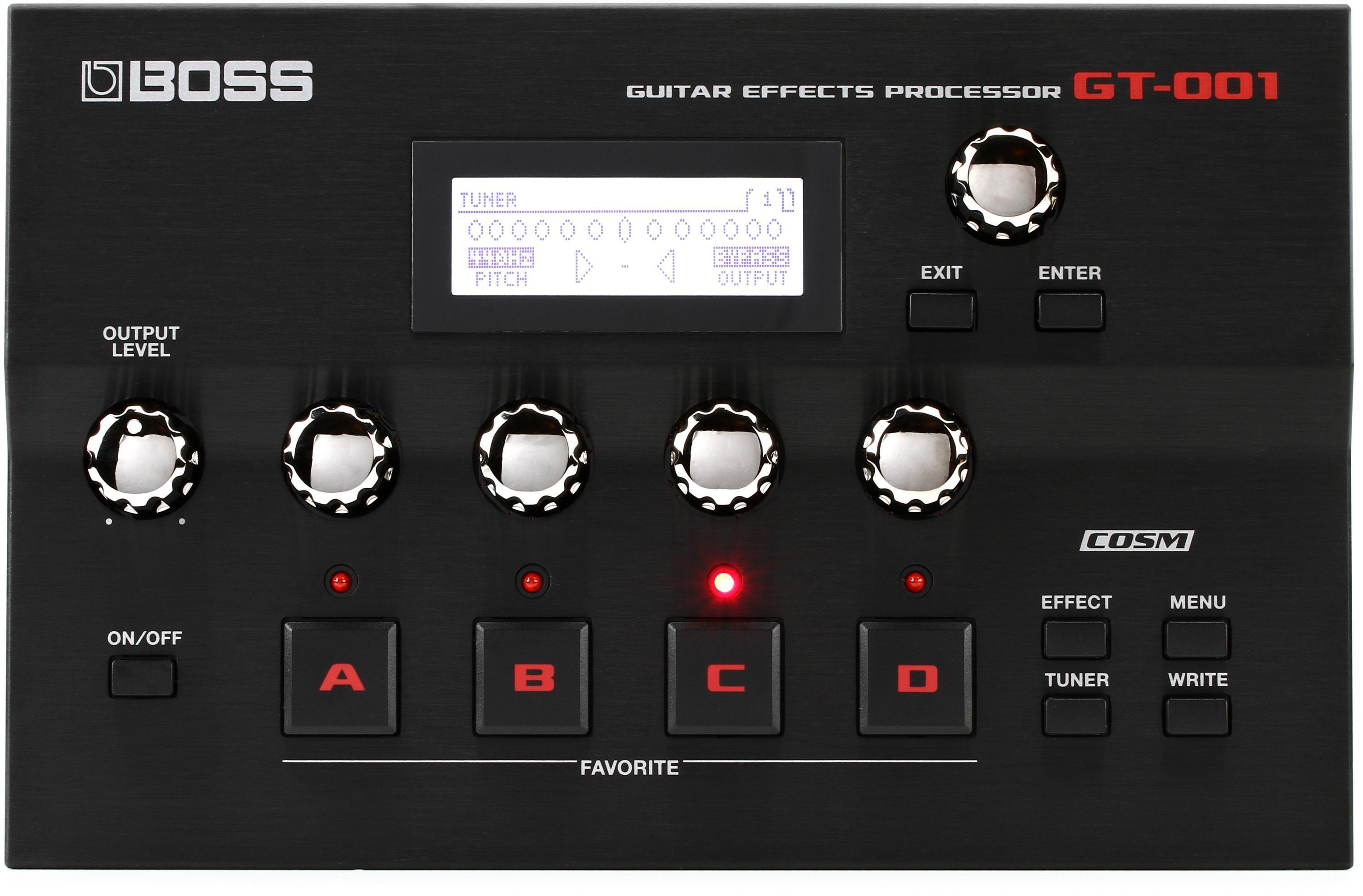 Boss GT-001 Table Top Guitar Effects Processor | Sweetwater