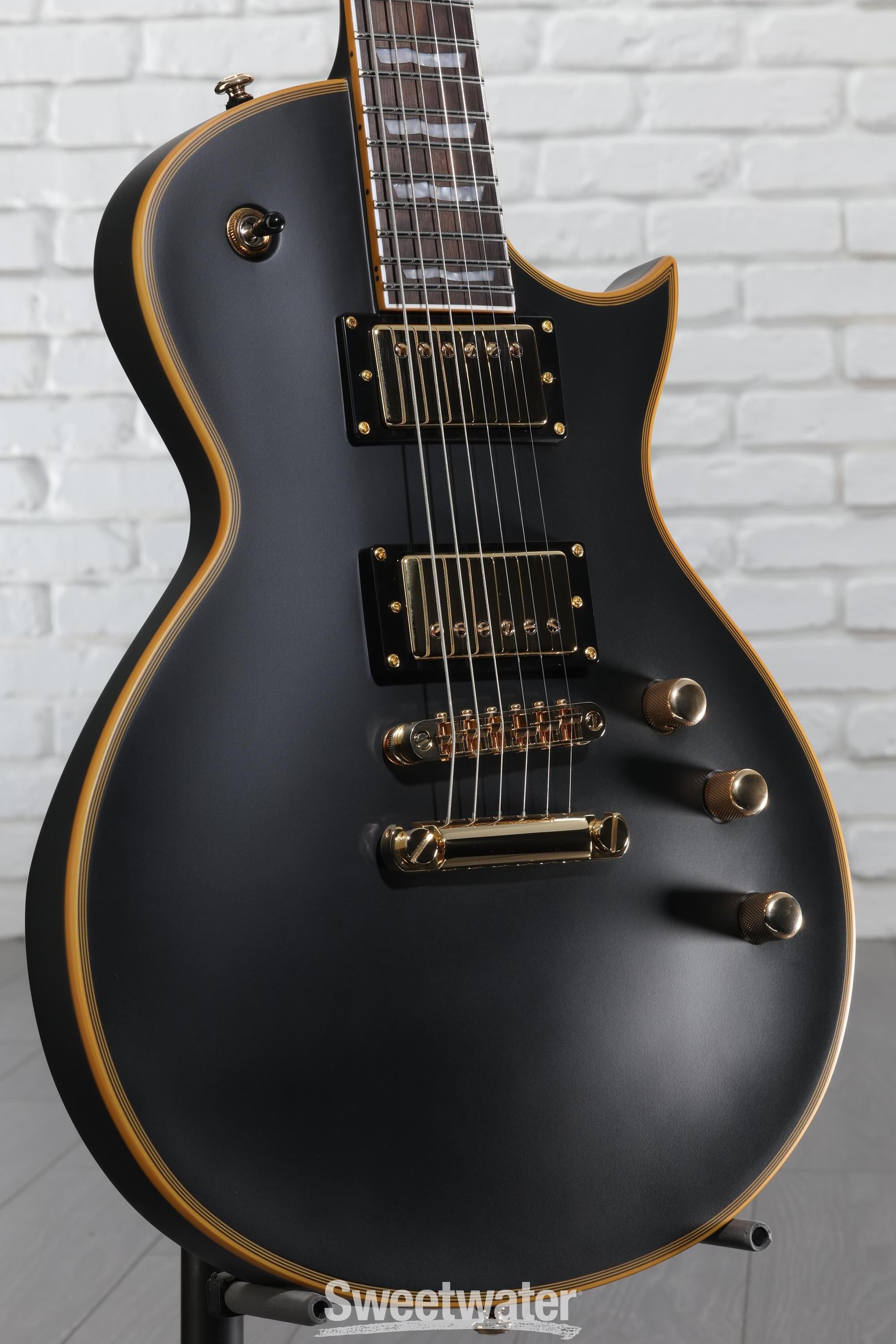 ltd ec1000 deluxe ビンテージブラック Amazon.com: ESP LTD EC-1000 EMG - Vintage Black : Musical Instruments