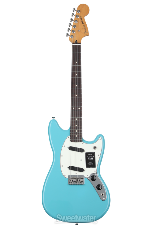 Fender Player II Mustang - Aquatone Blue with Rosewood Fingerboard