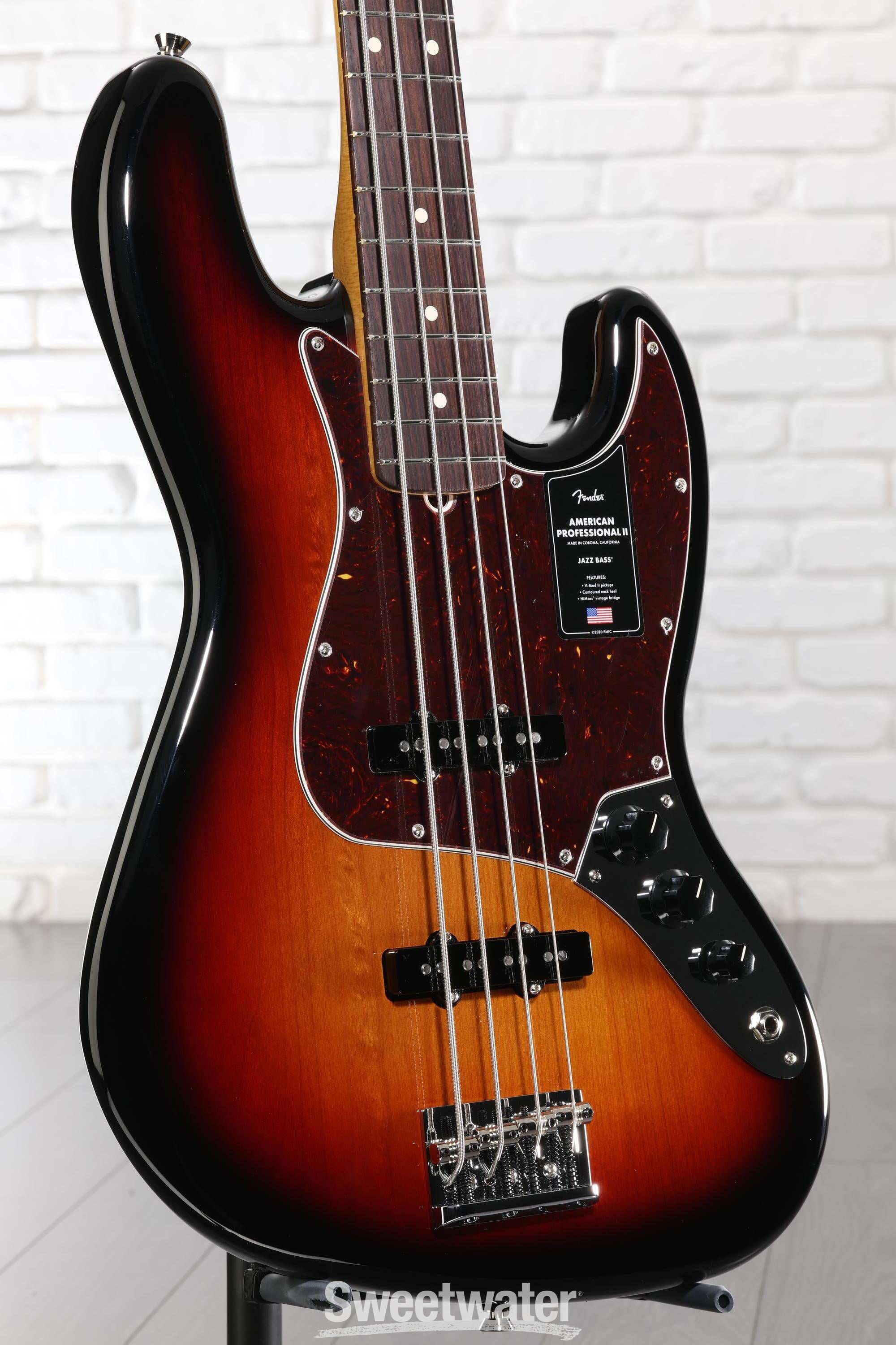 Fender American Professional II Jazz Bass - 3 Color Sunburst with