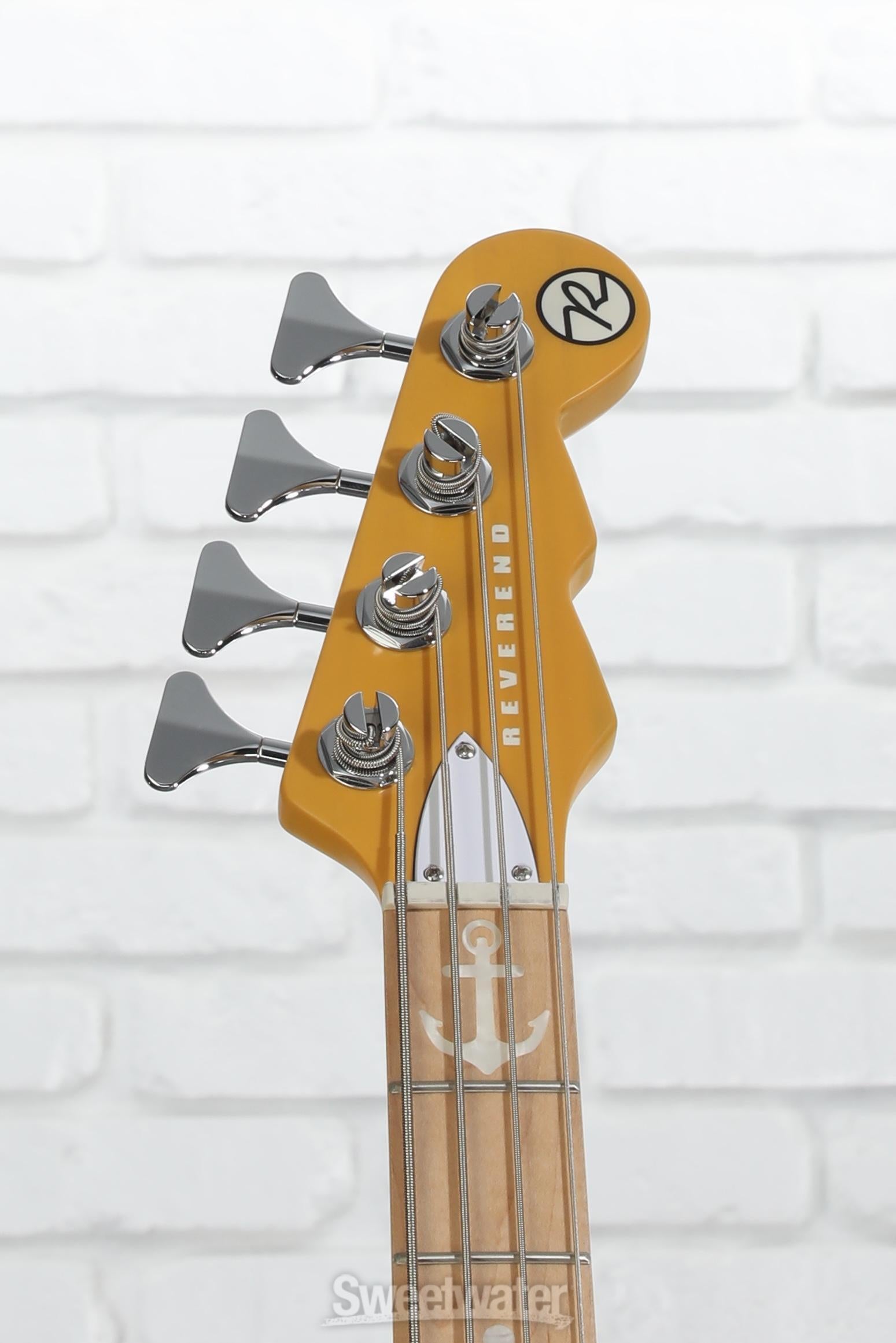 Reverend Mike Watt Wattplower MKII Bass Guitar - Watt Yellow