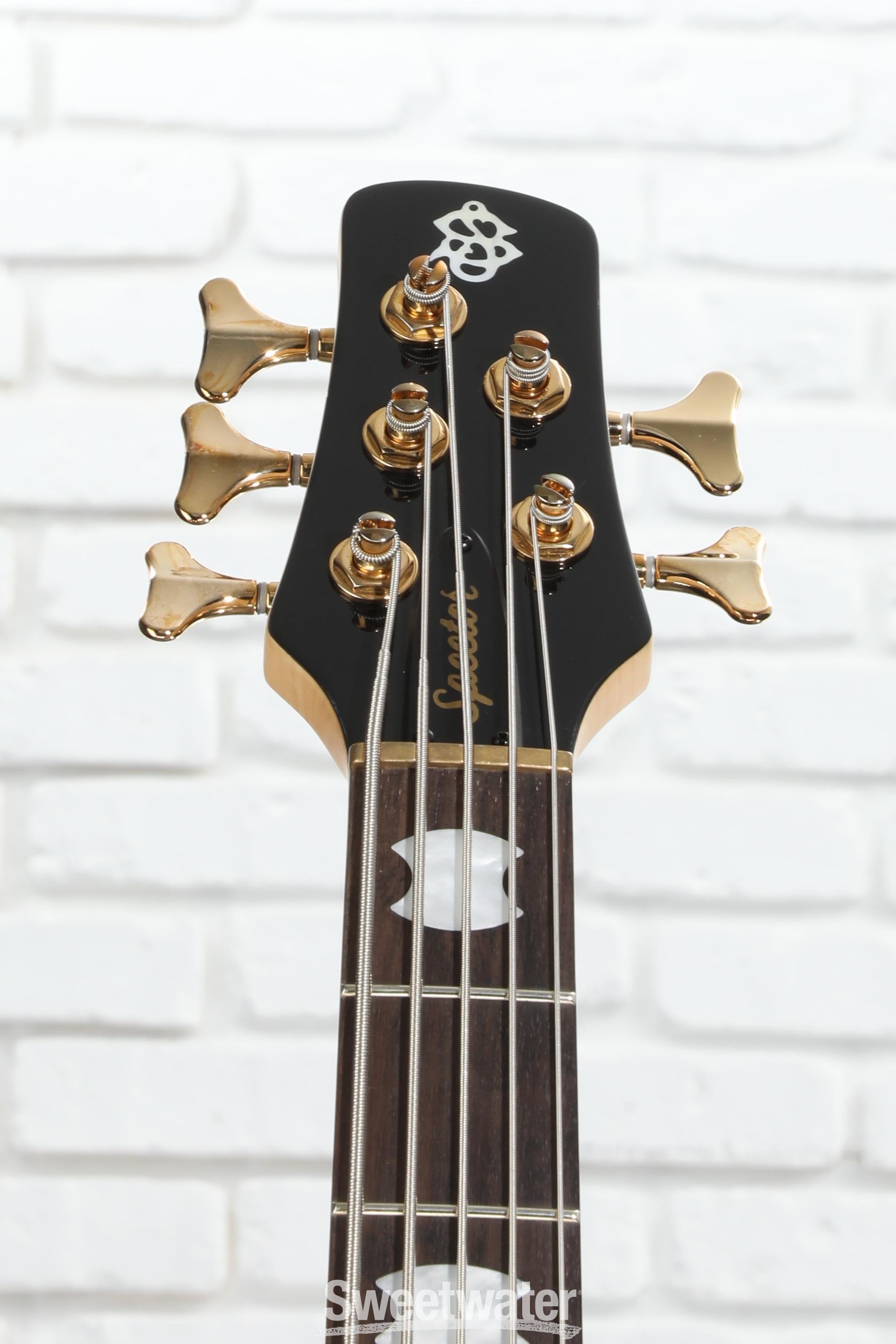 Spector Icon NS-5 5-string Electric Bass Guitar - Black Stain Gloss