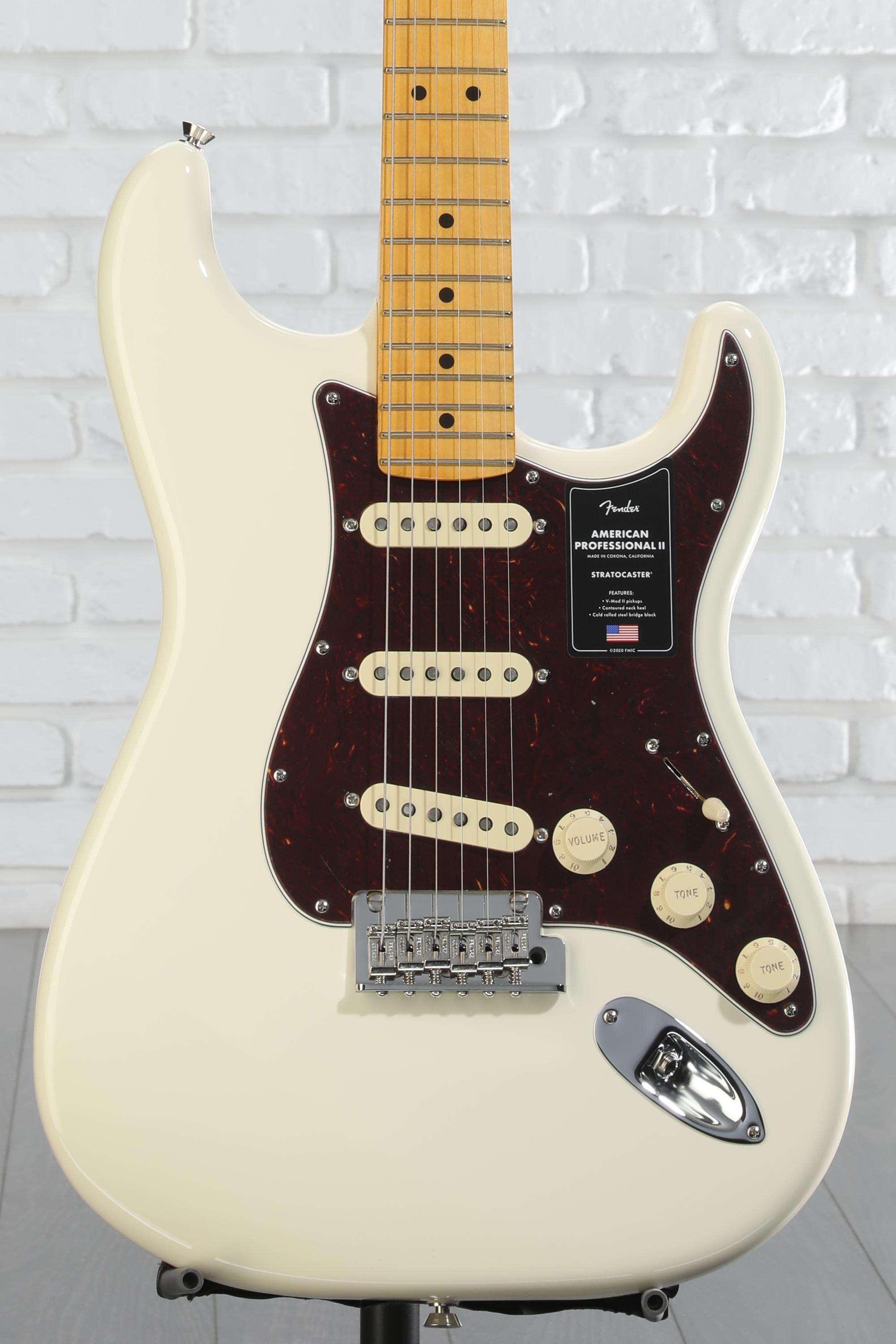 ギター Fender USA American Professional II Fender American Professional II Stratocaster - Olympic White