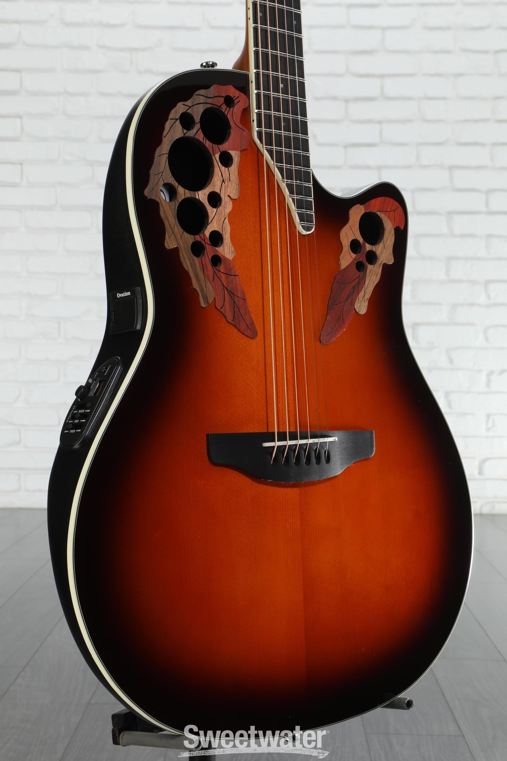 Ovation Elite Celebrity Super Shallow - Sunburst | Sweetwater