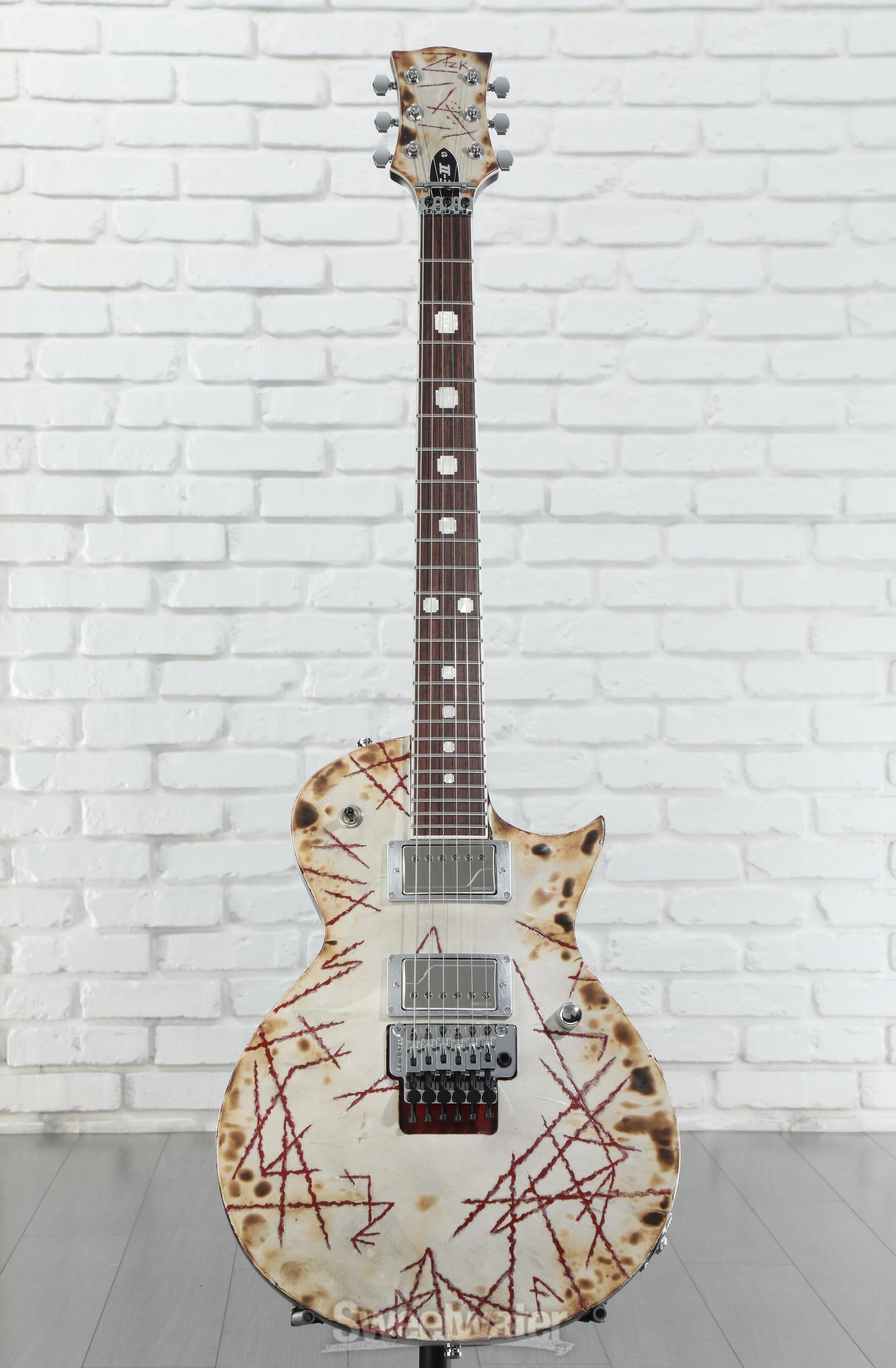 ●E-ROCK ESP E-II RZK-I Burnt Richard Z. Kruspe Signature Electric