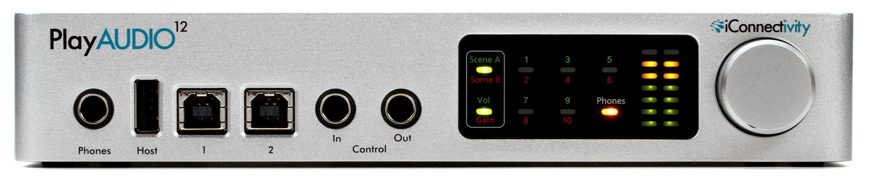 iConnectivity PlayAUDIO12 Dual-USB Audio and MIDI Interface for