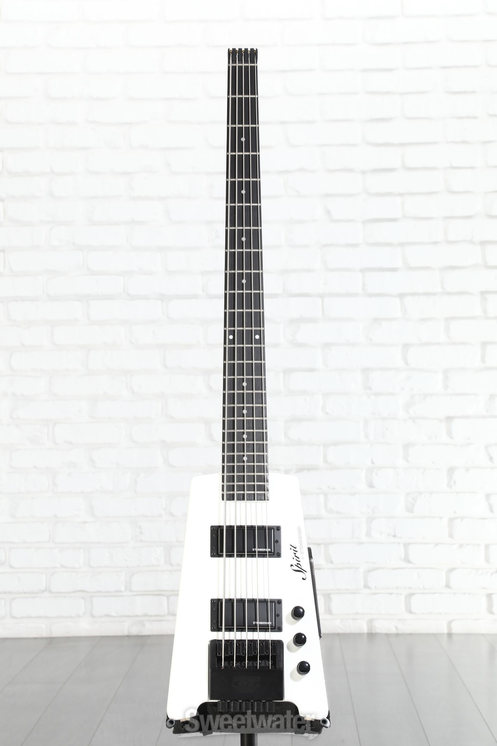 Steinberger Spirit XT-25 5-string Bass Guitar - White | Sweetwater