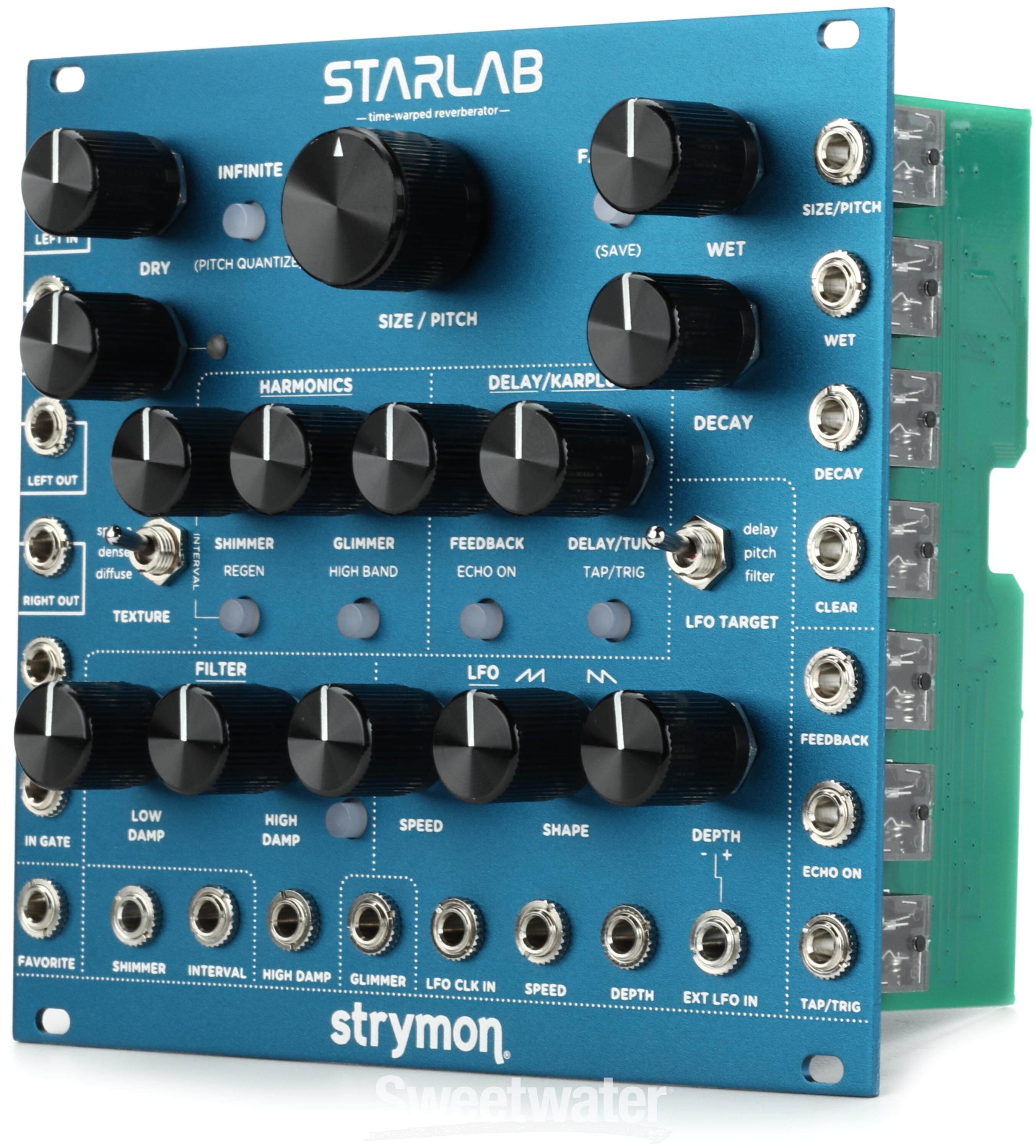 Strymon StarLab Eurorack Time-warped Reverberator Module - Blue